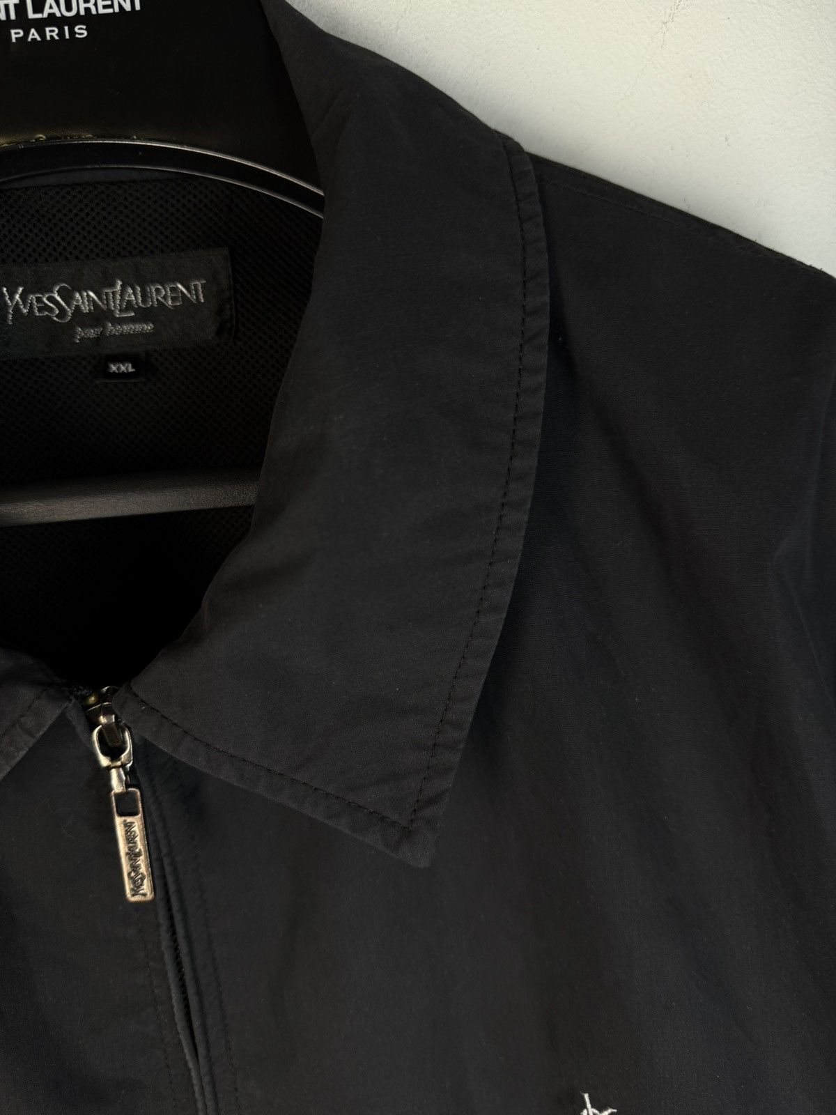 Yves Saint Laurent Black YSL Jacket YSL Bomber Size US XXL / EU 58 / 5 - 20 Thumbnail