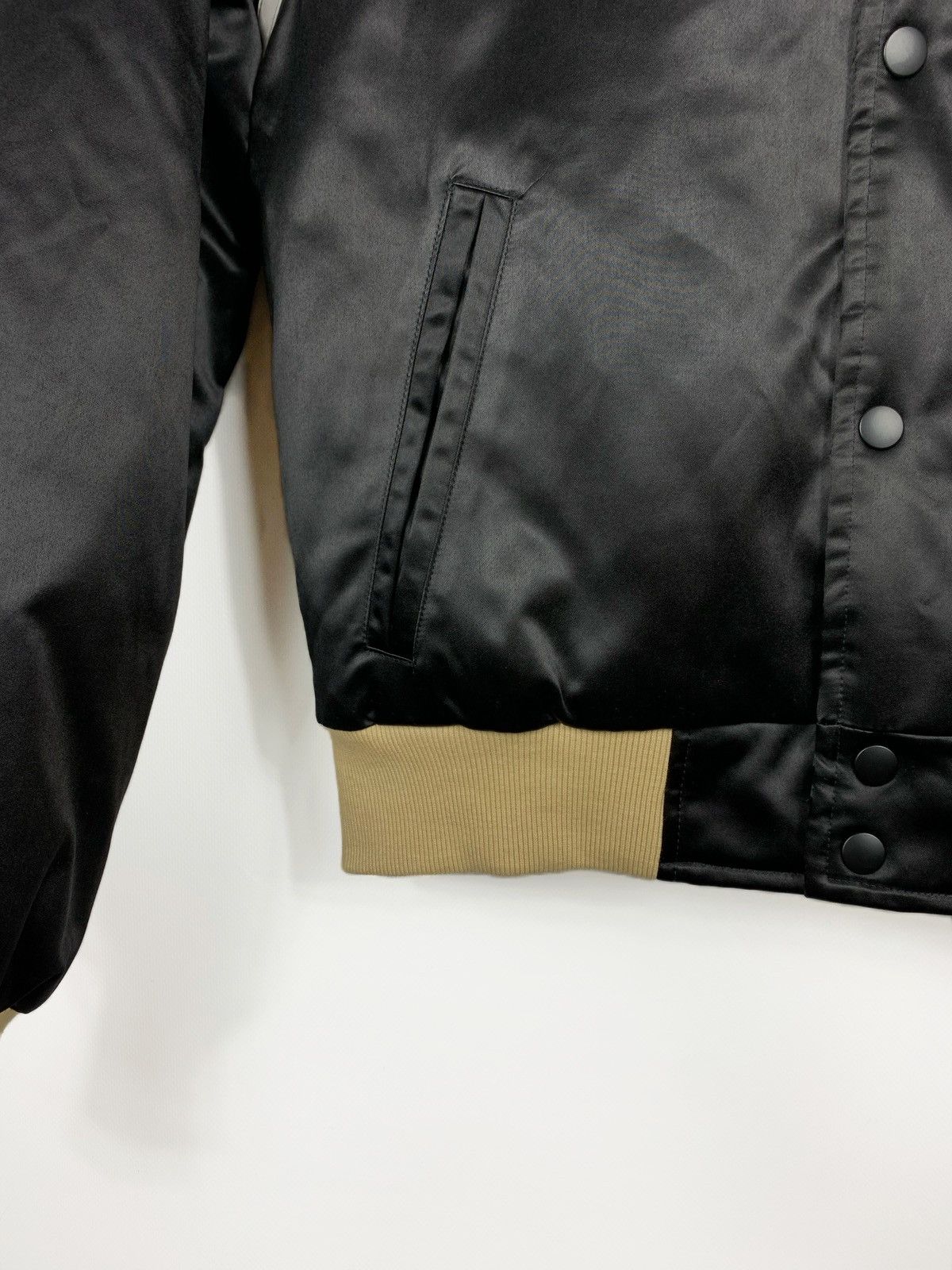 Ojardorf OJARDORF Black Satin Bomber Jacket Men's Small Varsity Style Size US S / EU 44-46 / 1 - 5 Thumbnail