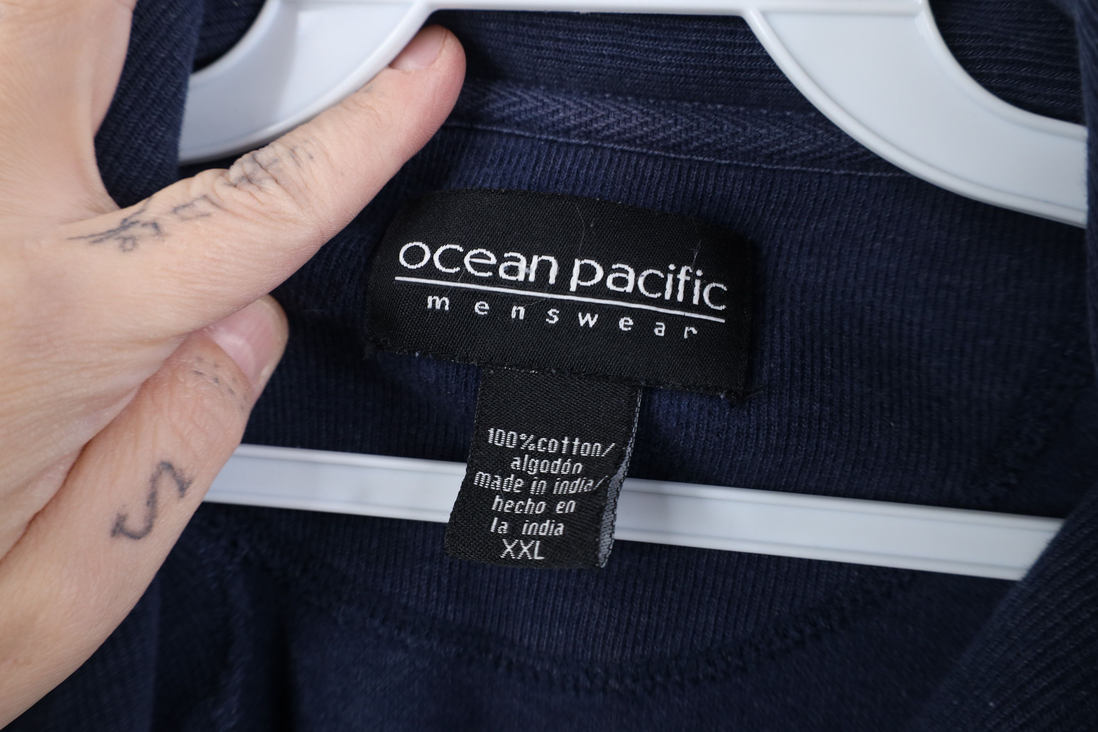 Ocean Pacific Vintage Y2K Ocean Pacific Surfing Knit Half Zip Sweater Size US XXL / EU 58 / 5 - 6 Thumbnail