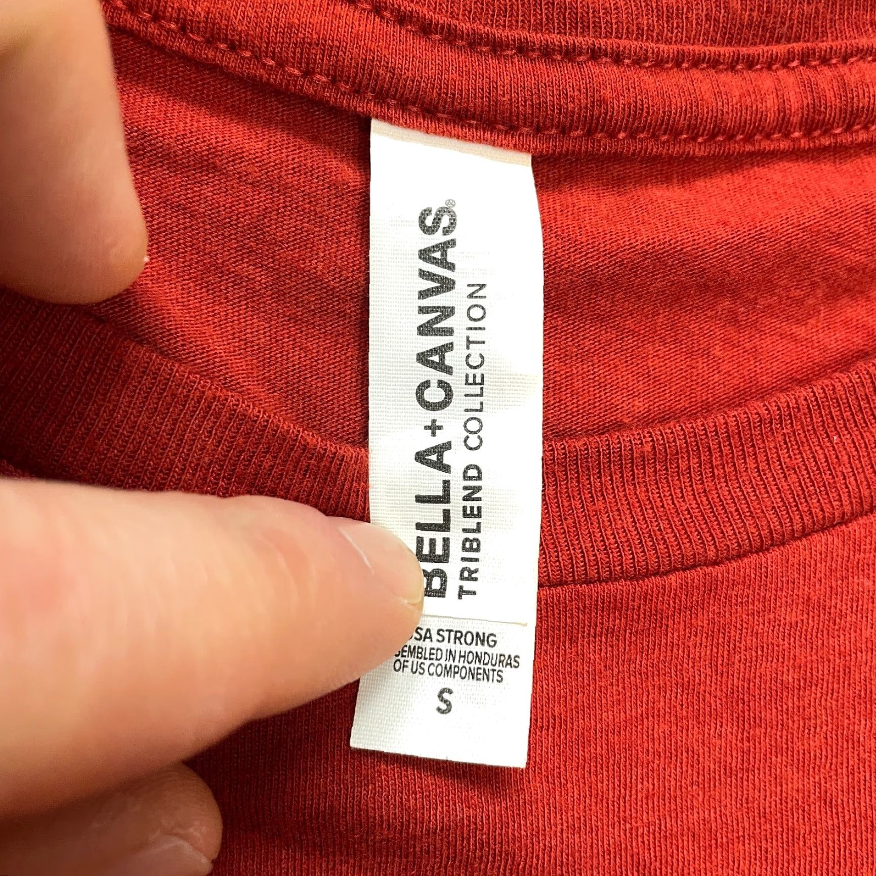 Vintage Bella + Canvas Shirt Unisex Adults S Orange Long Sleeve Crew Neck Hawaiian Logo 3001 Size US S / EU 44-46 / 1 - 3 Thumbnail