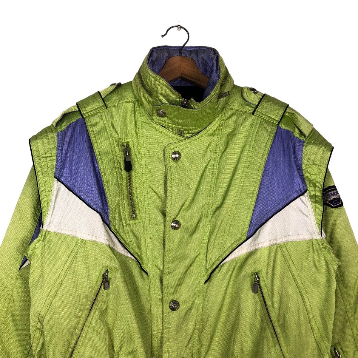Japanese Brand 🔥Cropped Biker Ski Jacket Cismon Japan Issey Miyake Belted Size US M / EU 48-50 / 2 - 3 Thumbnail