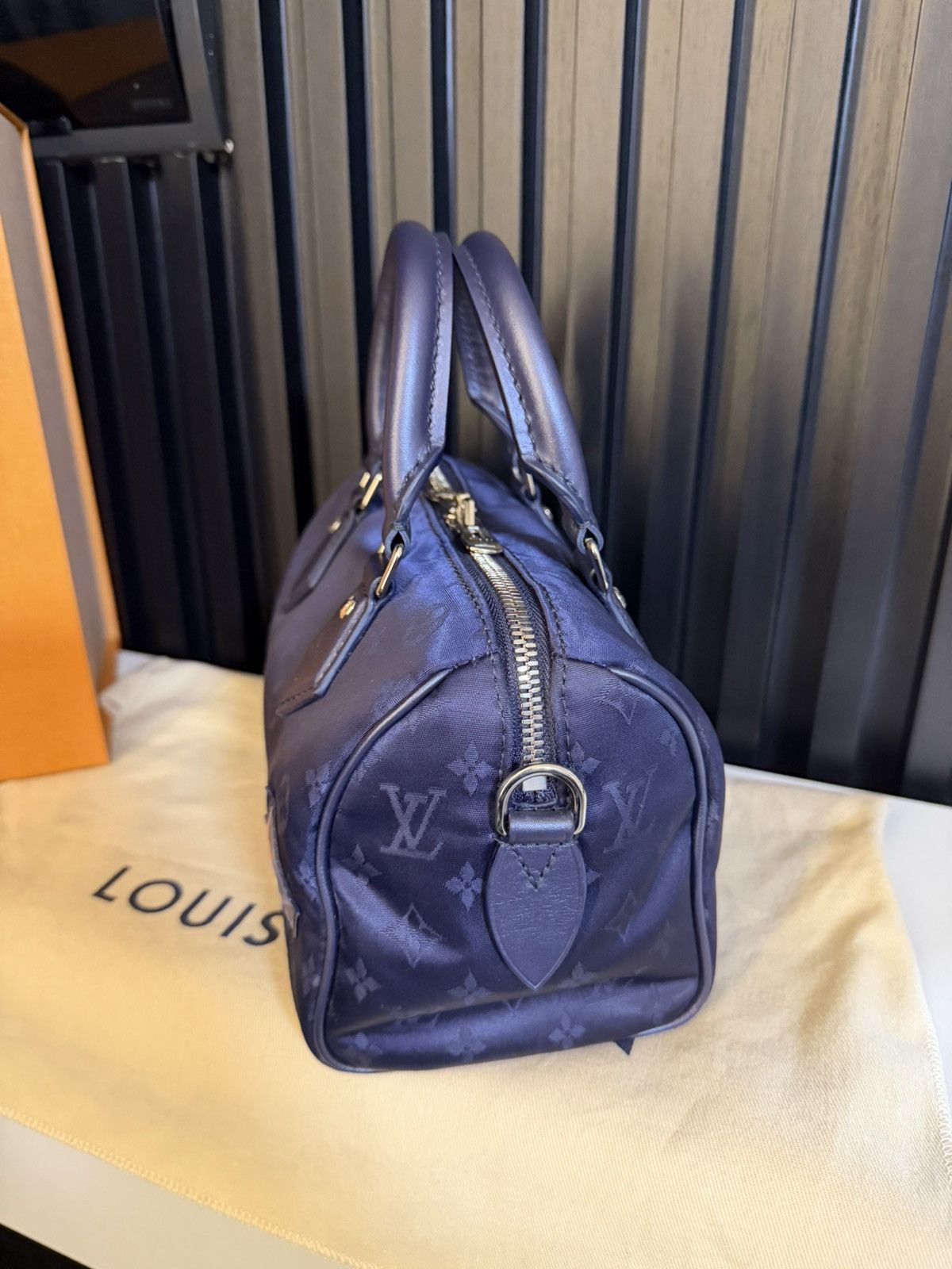 Louis Vuitton louis vuitton woman bag speedy bandolier 20 blu navy M23445 Size ONE SIZE - 10 Thumbnail
