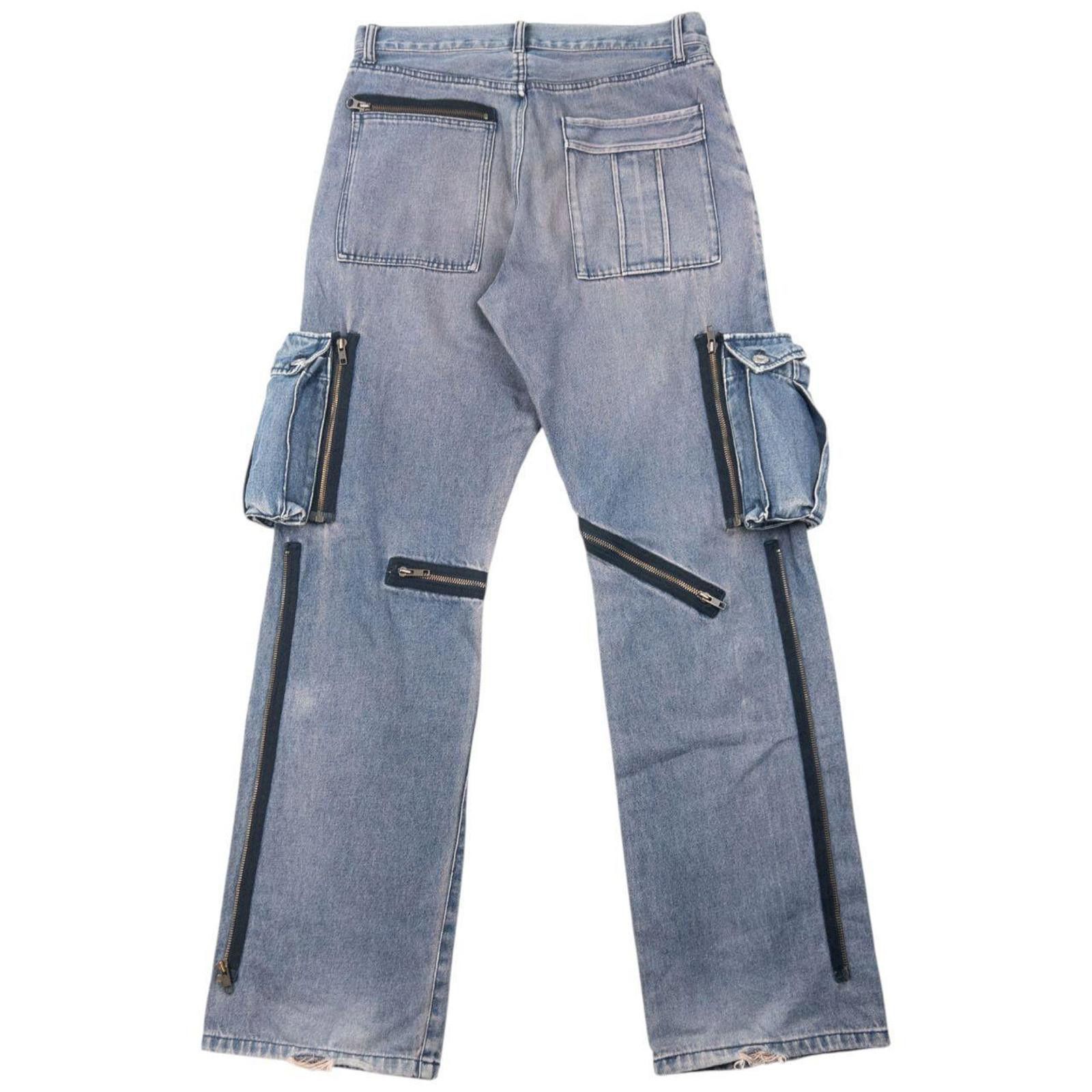 Other Vintage 2000s PPFM Convertible Zip Denim Jeans Size W32 Size US 34 / EU 50 - 5 Thumbnail