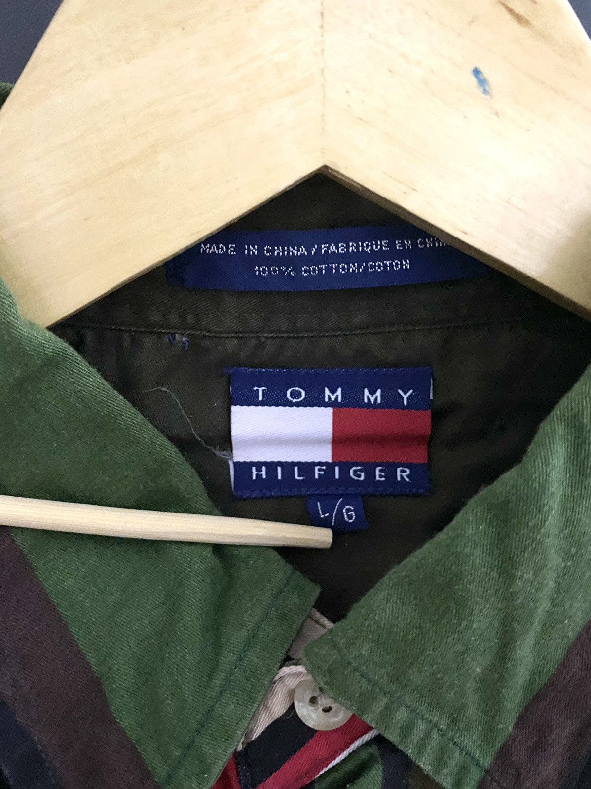 Tommy Hilfiger Vintage Tommy Hilfiger Multi Striped Shirt Size US L / EU 52-54 / 3 - 5 Thumbnail