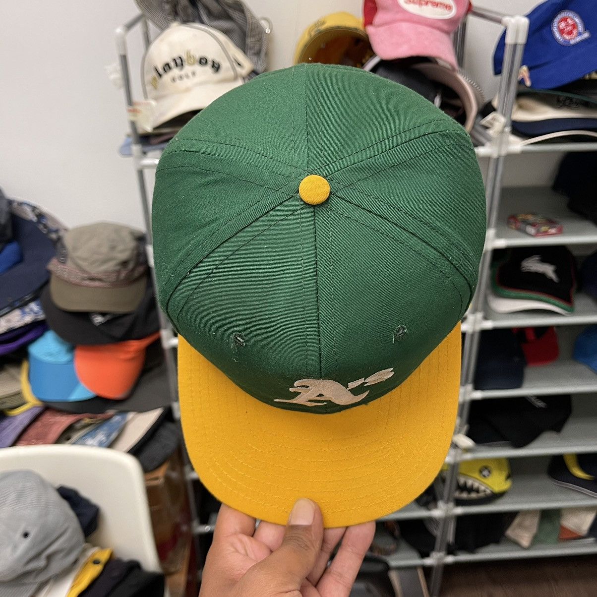 MLB 🔥NEED SOLD ASAP🔥vintage Oakland athletic snapback hat Size ONE SIZE - 5 Thumbnail