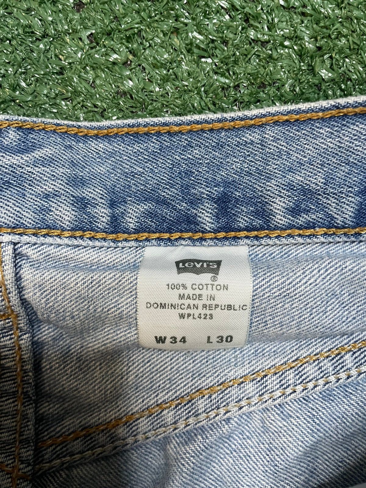 Levi's Vintage 1990s Levi 501 light wash jeans Size US 34 / EU 50 - 4 Thumbnail