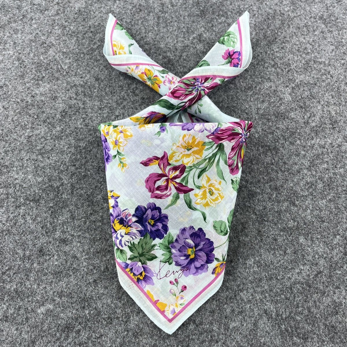 Kenzo Kenzo Handkerchief / Bandana / Neckerchief B406 Size ONE SIZE - 2 Thumbnail