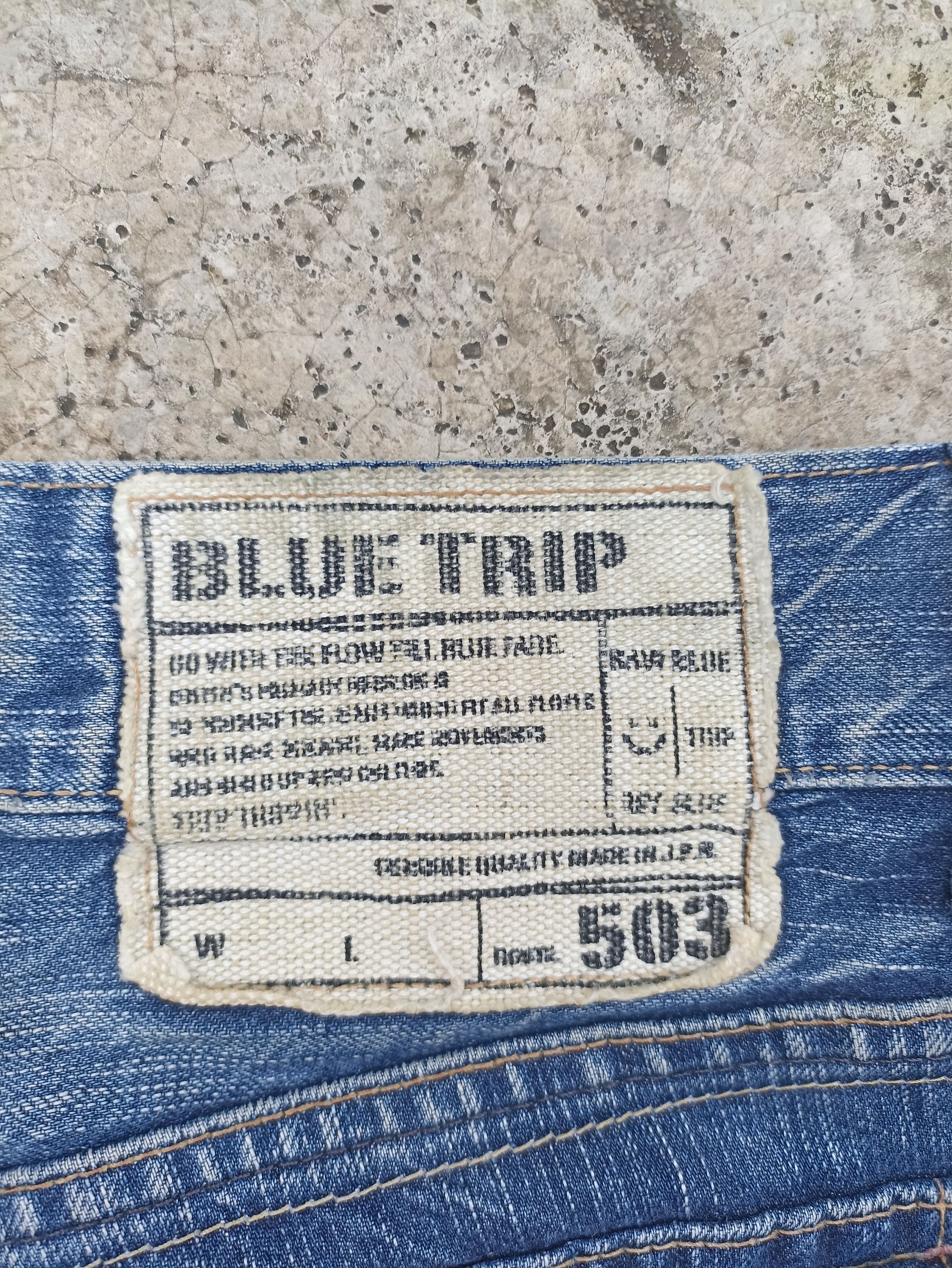 If Six Was Nine Vintage Edwin Blue Trip jeans LGB Size US 33 - 11 Thumbnail