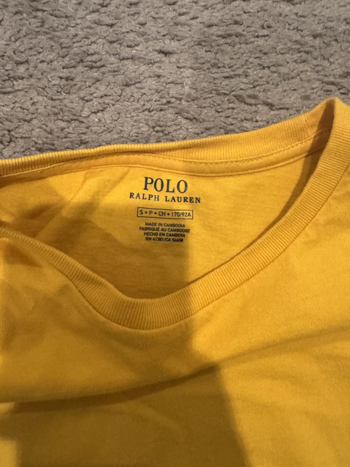 Polo Ralph Lauren Yellow polo t shirt Size US S / EU 44-46 / 1 - 3 Thumbnail