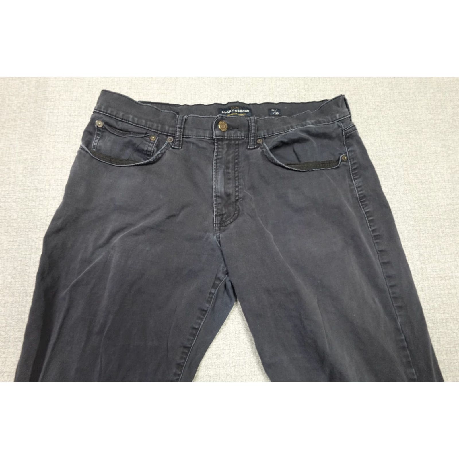Lucky Brand Lucky Brand Pants Mens 34 Slim Chino Straight Black 5-Pocket Casual Vintage Preppy 121 Size US 34 / EU 50 - 2 Thumbnail