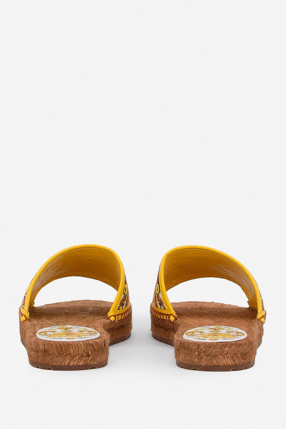 Dolce & Gabbana o1s22i1n1024 Espadrille Slides in Multicolor Size US 6 / IT 36 - 4 Thumbnail