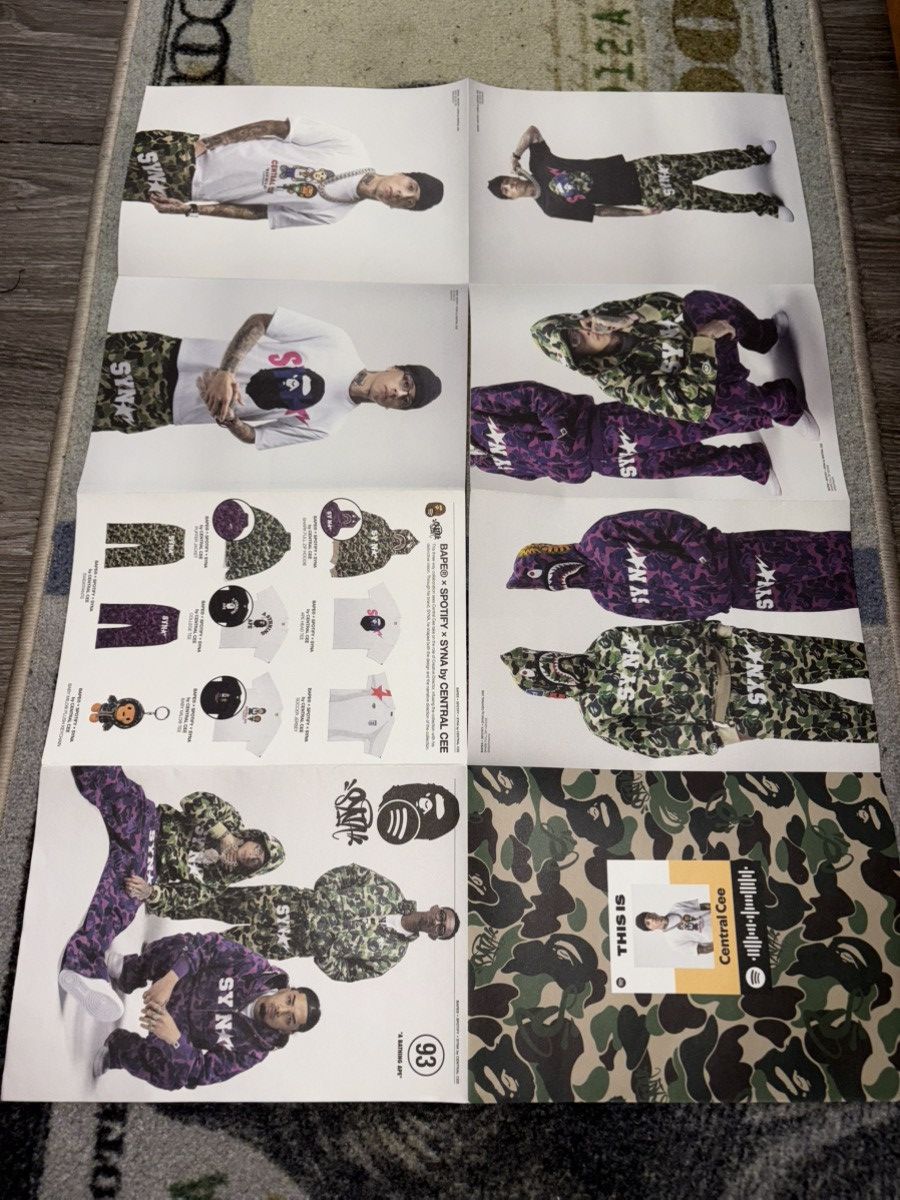 Bape A Bathing Ape x Central Cee Poster / Zine Size ONE SIZE - 6 Thumbnail