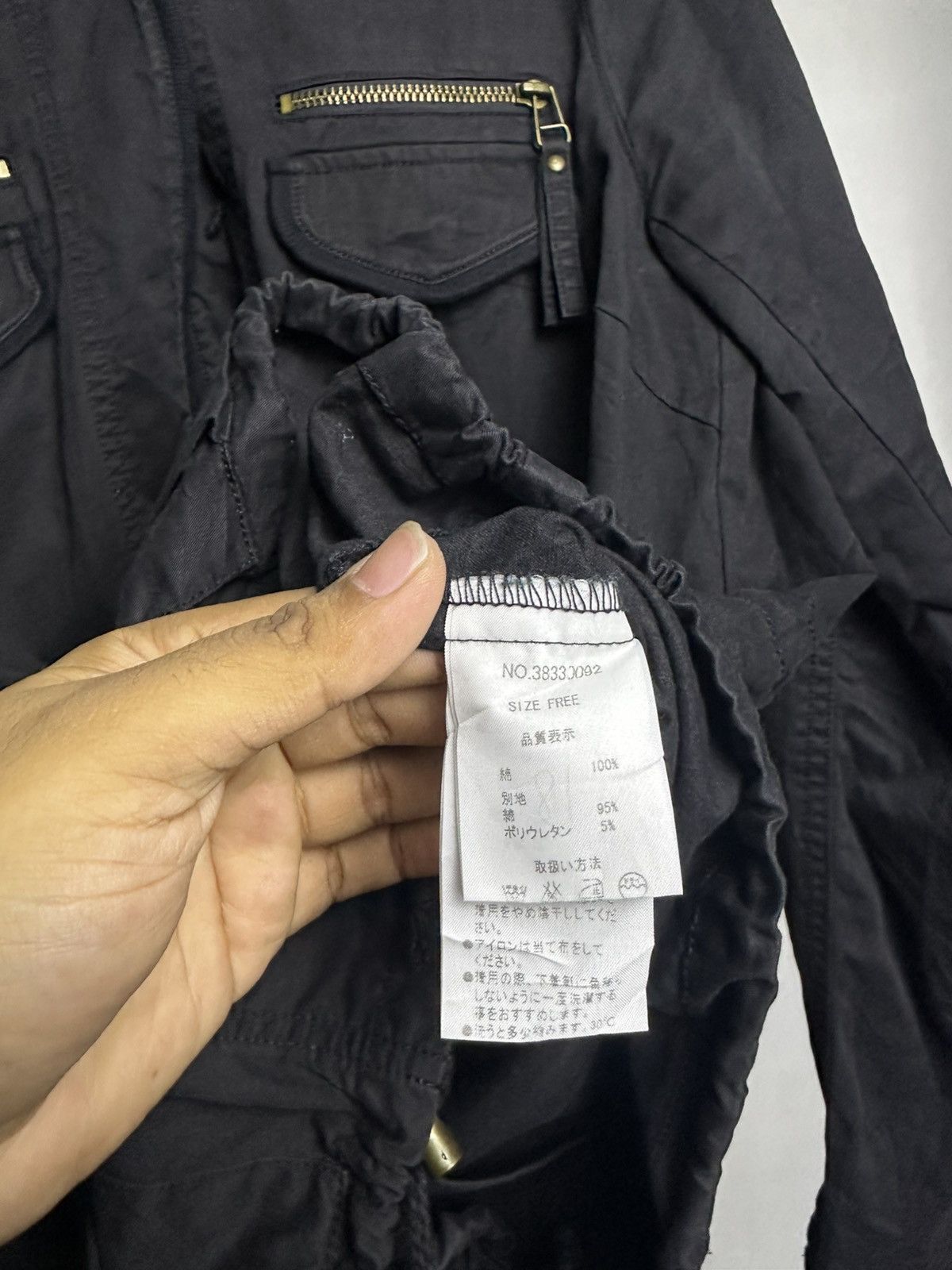 GOA GOA Grunge Military Black Field Multiple Pocket Jacket Y2k Size US M / EU 48-50 / 2 - 7 Thumbnail