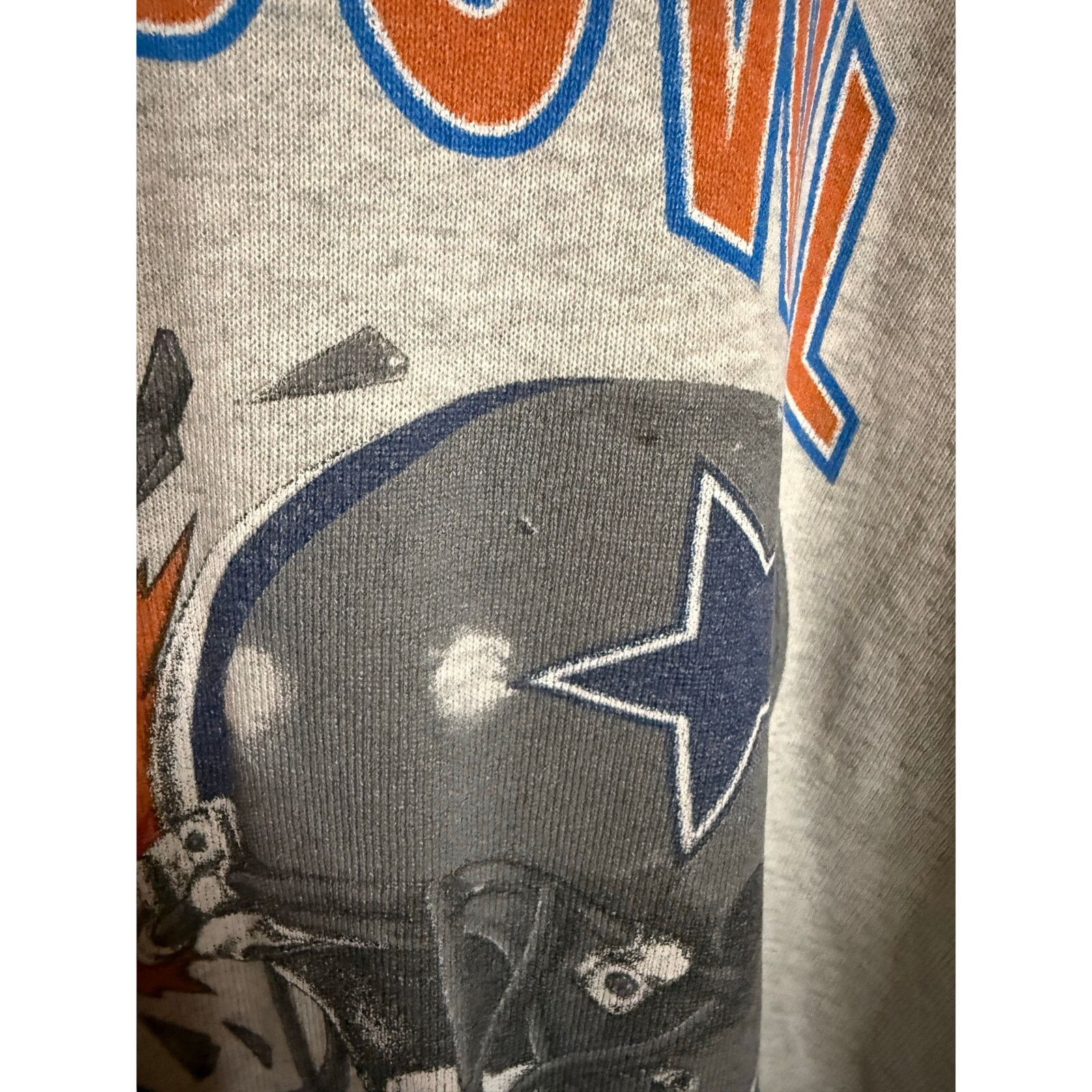 Fruit Of The Loom Vintage Bills and Cowboys Crewneck Size US L / EU 52-54 / 3 - 3 Thumbnail