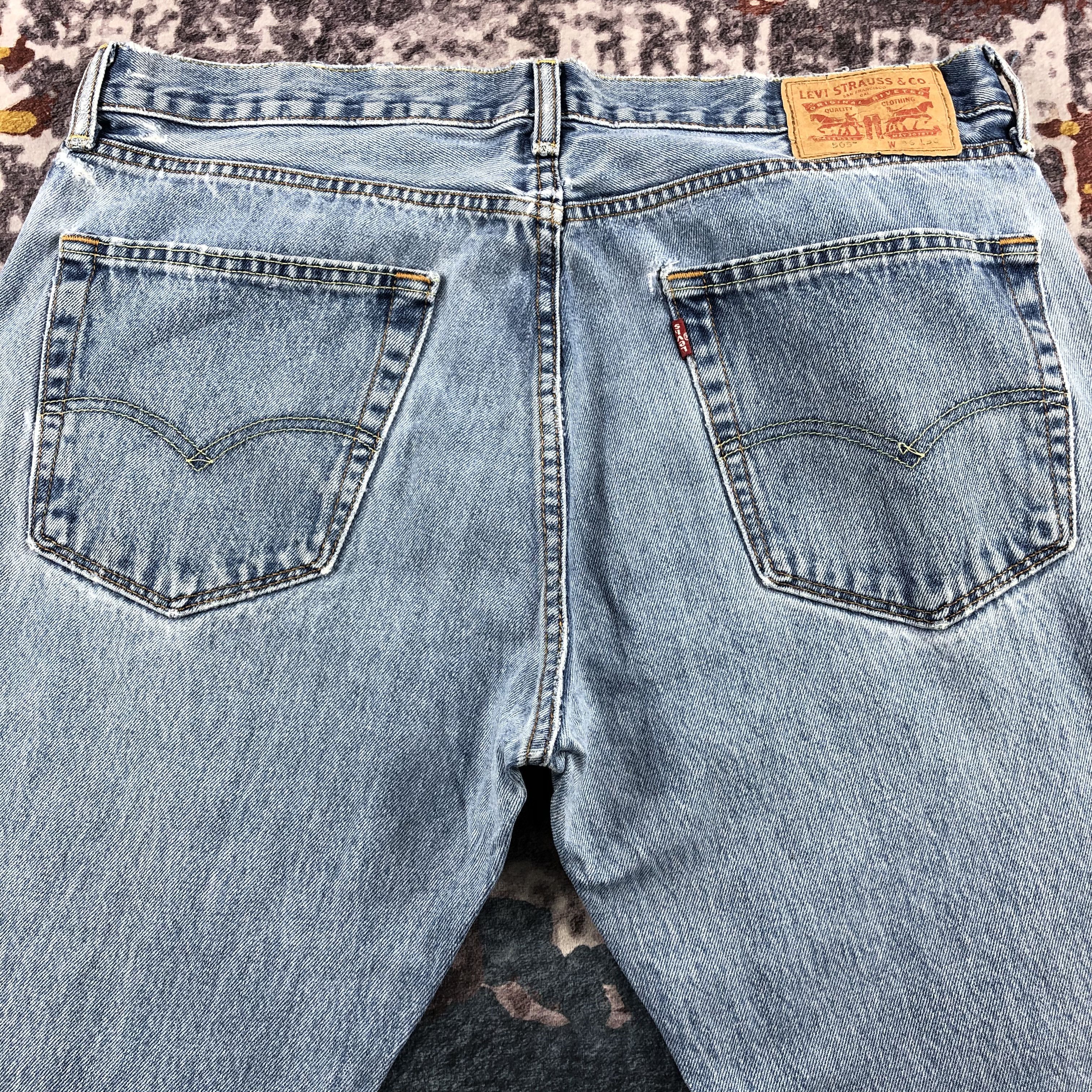 Levi's × Vintage Vintage Blue Wash Levis 505 Jeans-JM2412 Size US 38 / EU 54 - 5 Thumbnail