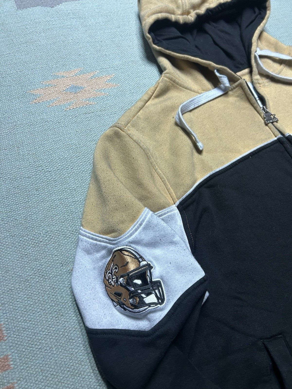Vintage Starter zip hoodie New Orleans Saints football NFL 3XL Size US XXL / EU 58 / 5 - 3 Thumbnail