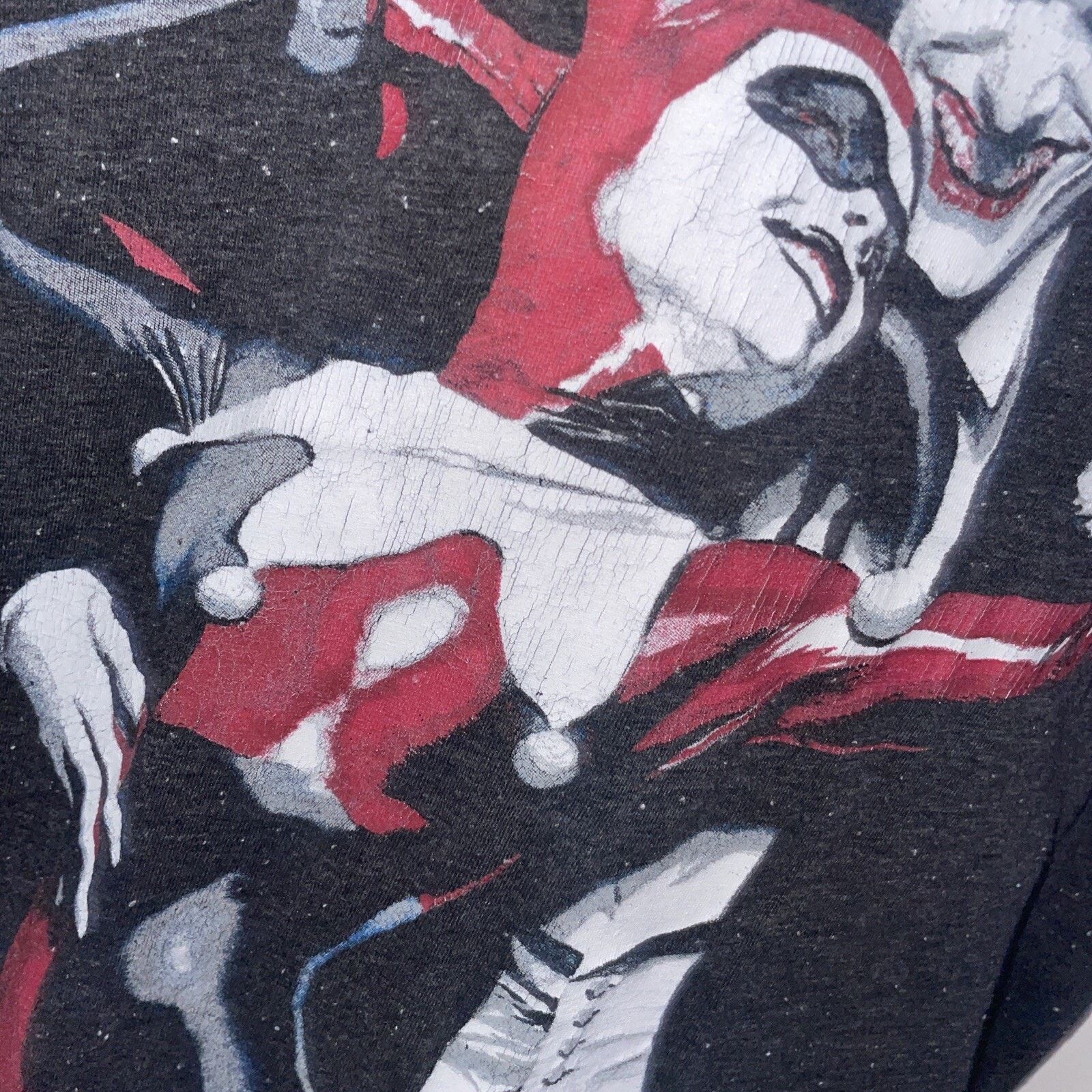 DC Comics DC Joker Harley Quinn Gray T-Shirt Batman L Comic Book Size US L / EU 52-54 / 3 - 5 Thumbnail