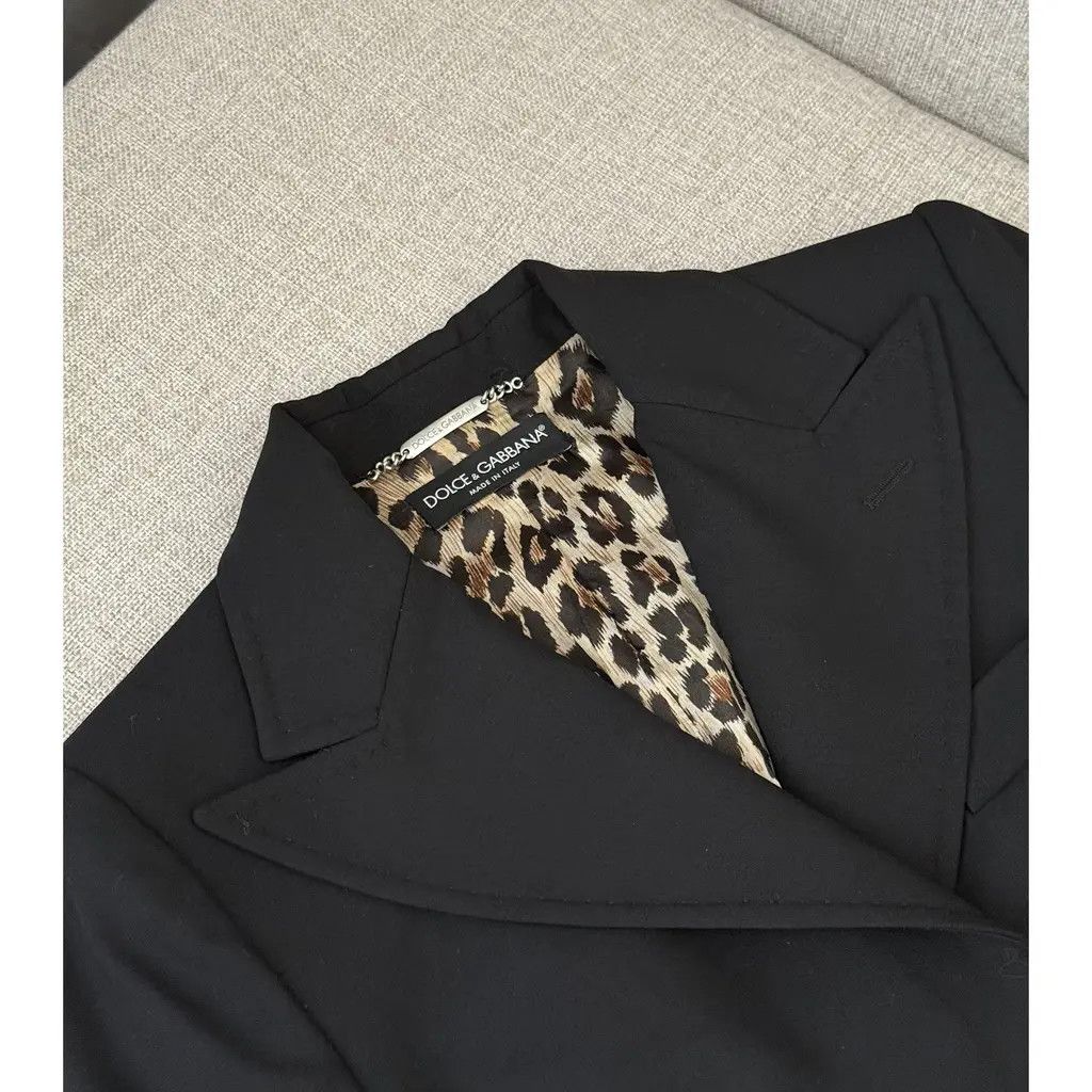 Dolce & Gabbana Dolce & Gabbana Tailored Corset Blazer Black Size IT 42 Size M / US 6-8 / IT 42-44 - 3 Thumbnail