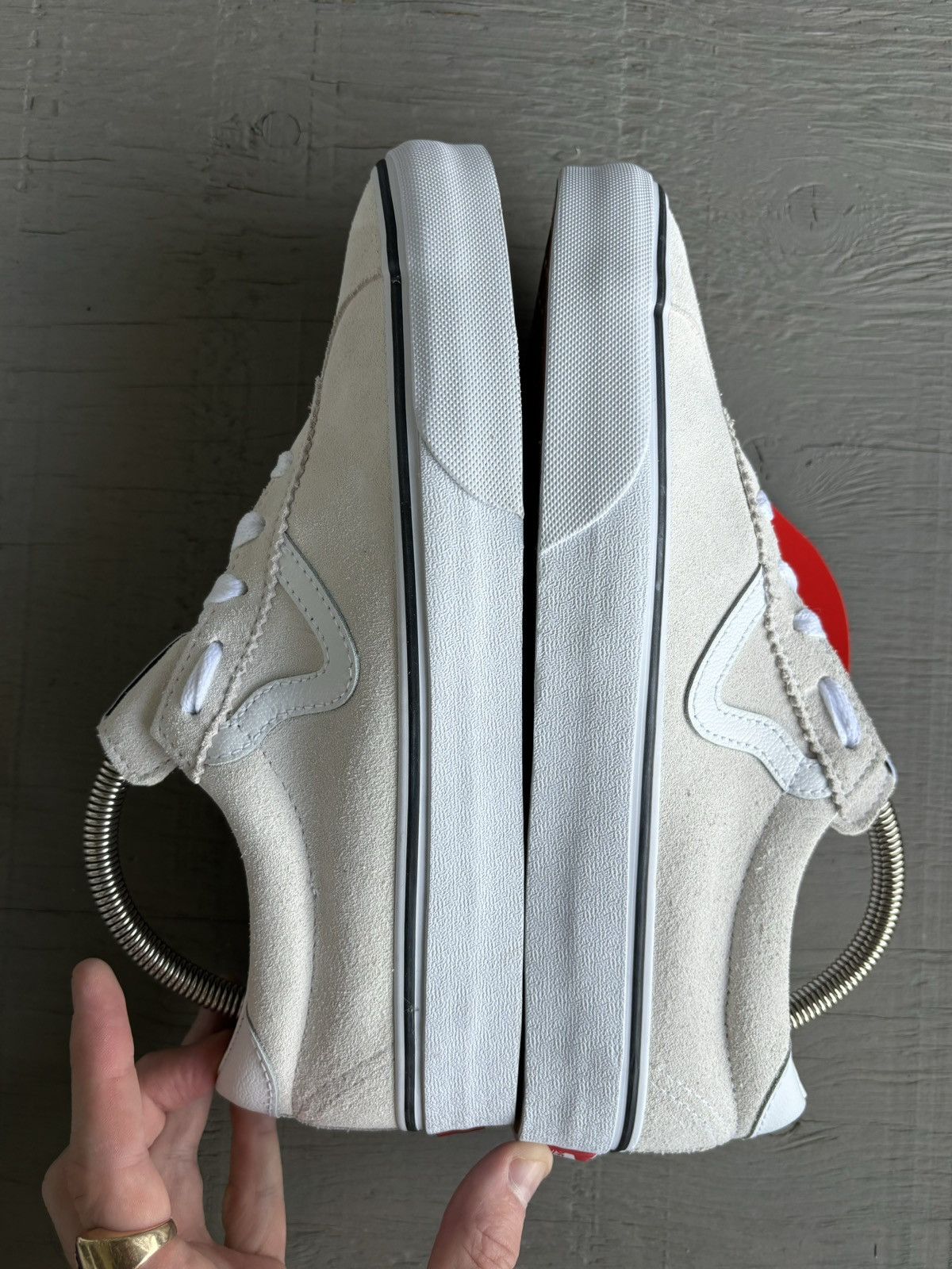 Vans Vans Skate Low Skate Shoe Shell Toe V Stripe Common Projects Size US 8 / EU 41 - 2 Thumbnail