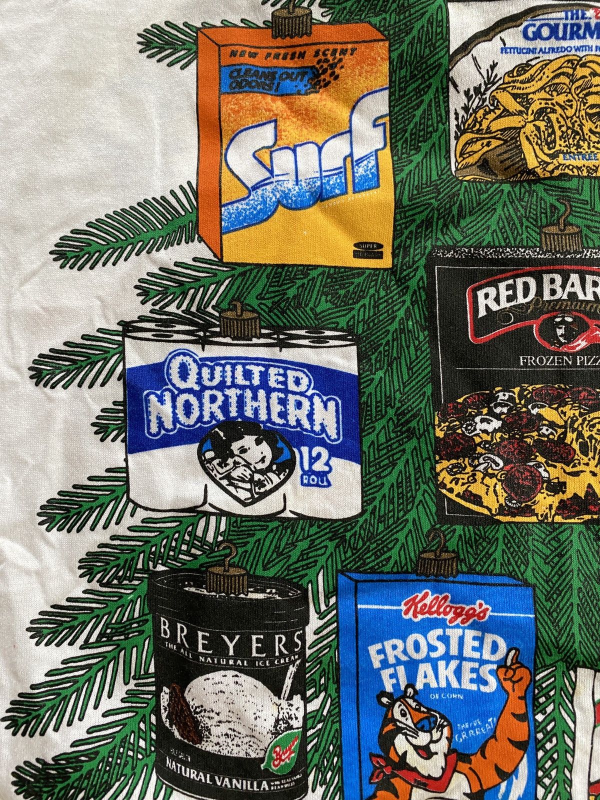 Vintage Vintage 1994 Albertsons Grocery Santa Xmas Single Stitch Tee Size US L / EU 52-54 / 3 - 5 Thumbnail