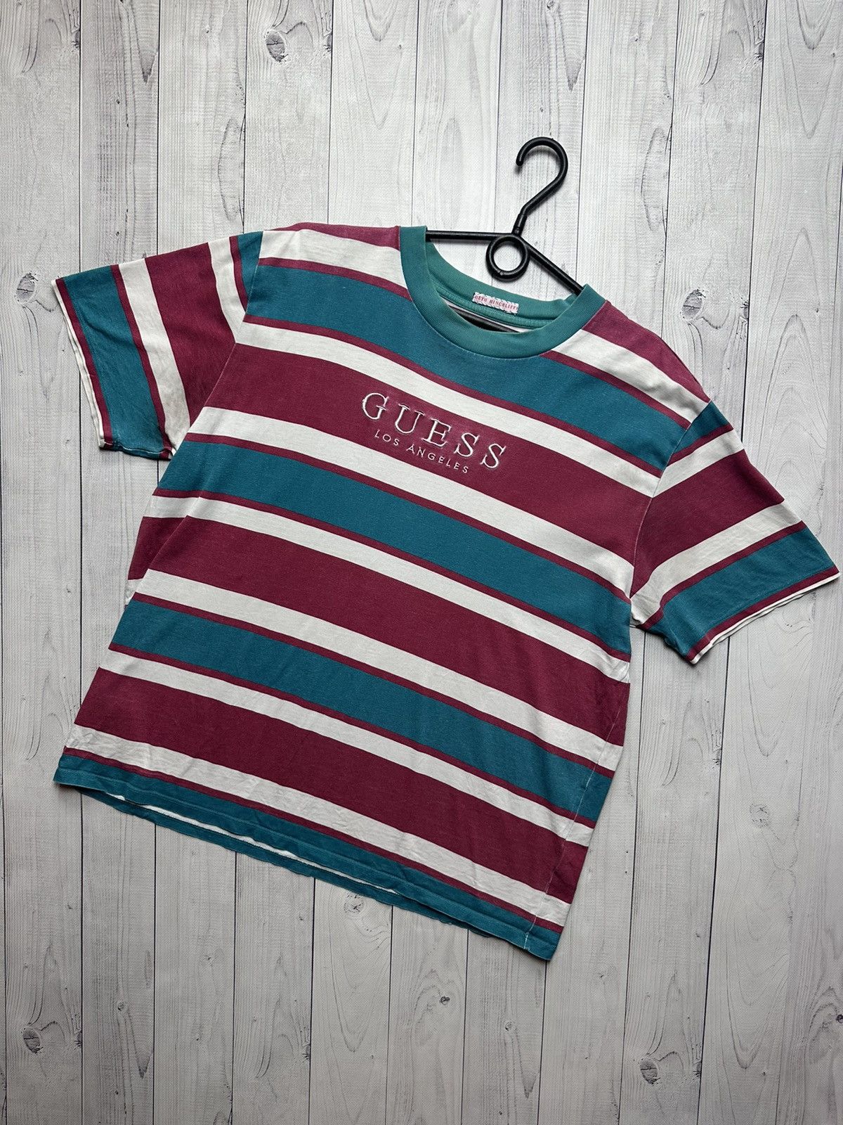 Guess × Vintage Vintage Guess ASAP Rocky striped tee size M distressed Size US M / EU 48-50 / 2 - 1 Thumbnail
