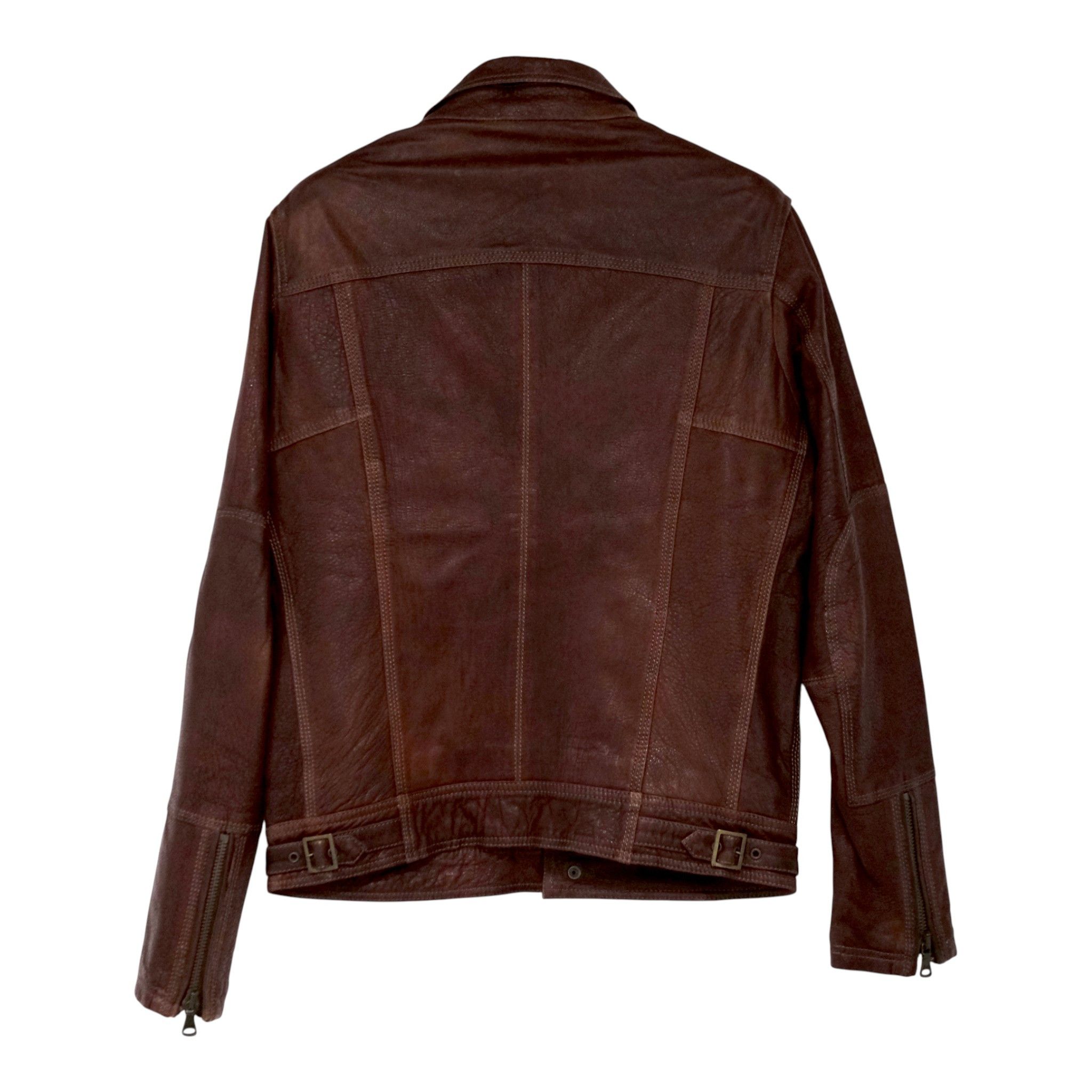 Dolce & Gabbana D&G Multipocket Western Inspired Leather Jacket Size US L / EU 52-54 / 3 - 2 Thumbnail
