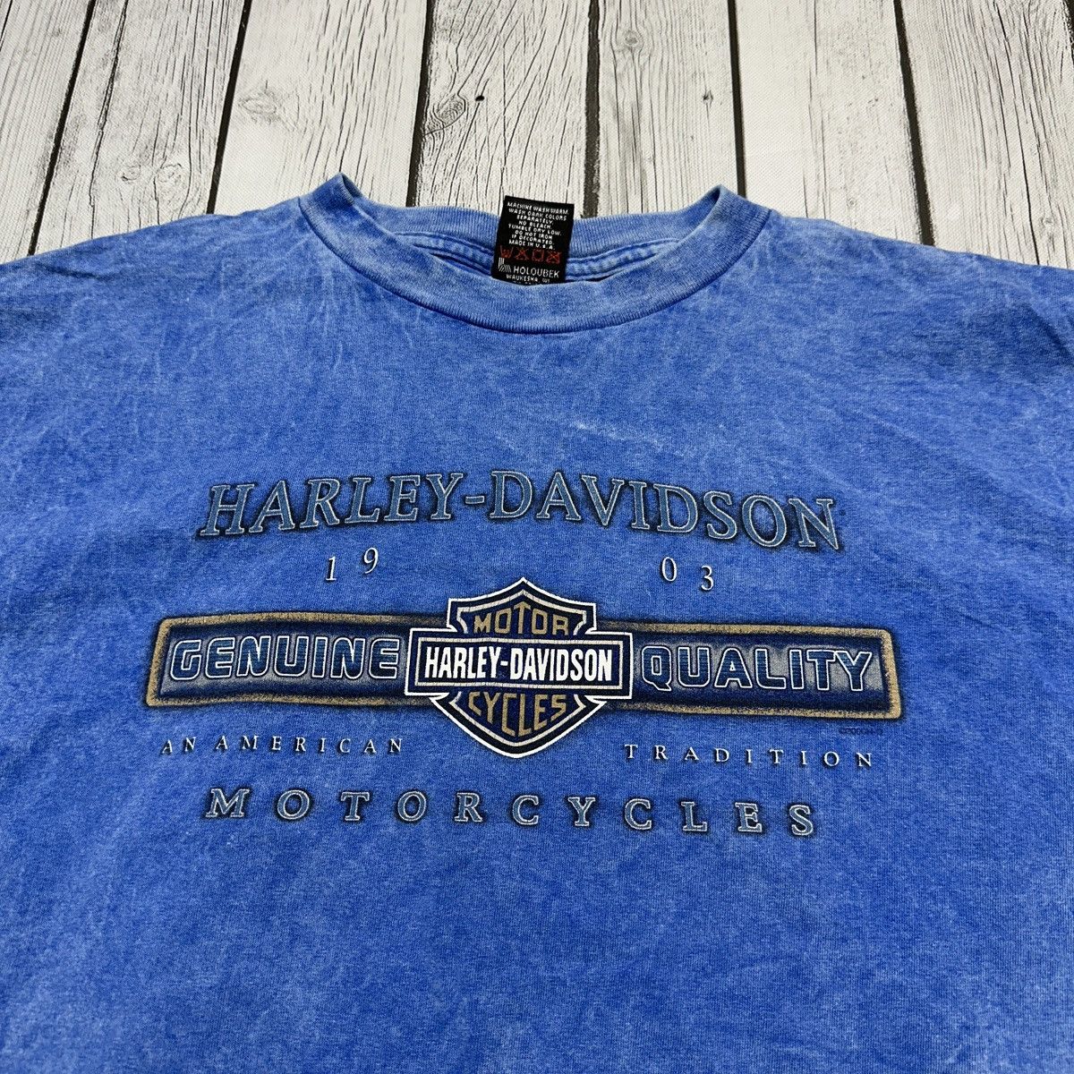 Vintage Vintage Harley Davidson tee Size US L / EU 52-54 / 3 - 3 Thumbnail