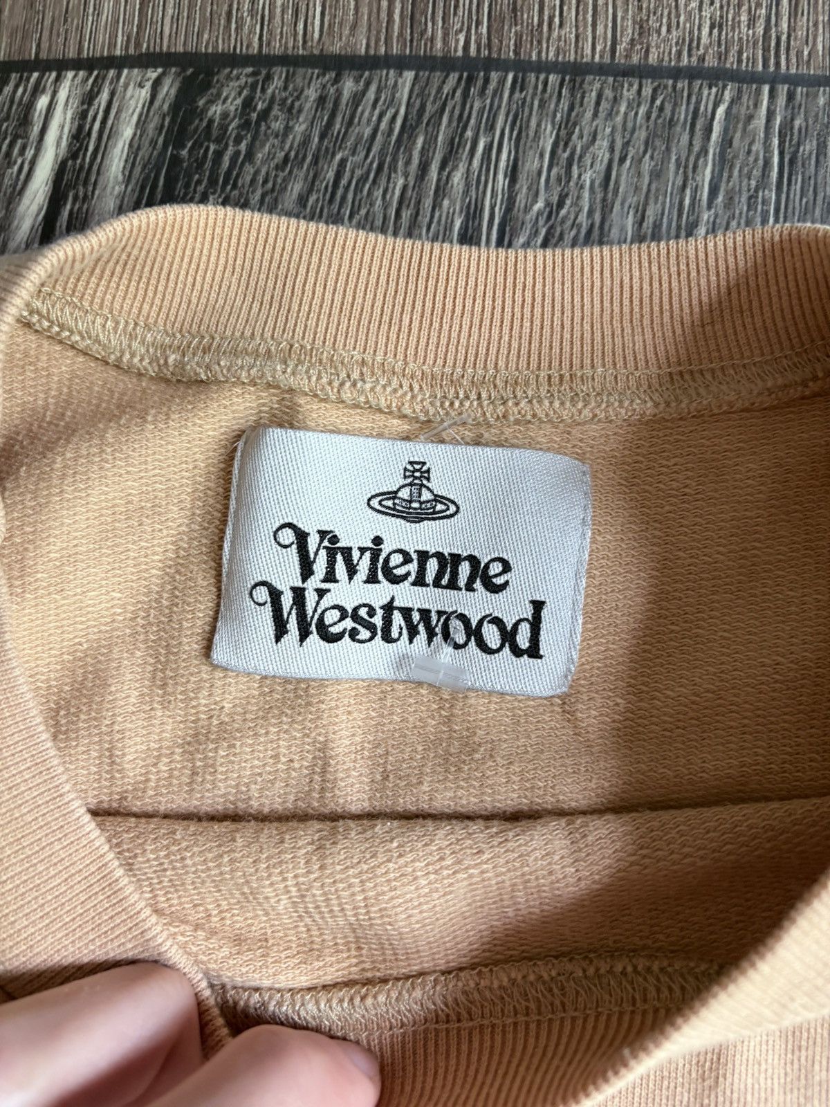 Vivienne Westwood Vivienne Westwood Classic Beige Orb Boxy Sweatshirt Size L / US 10 / IT 46 - 3 Thumbnail