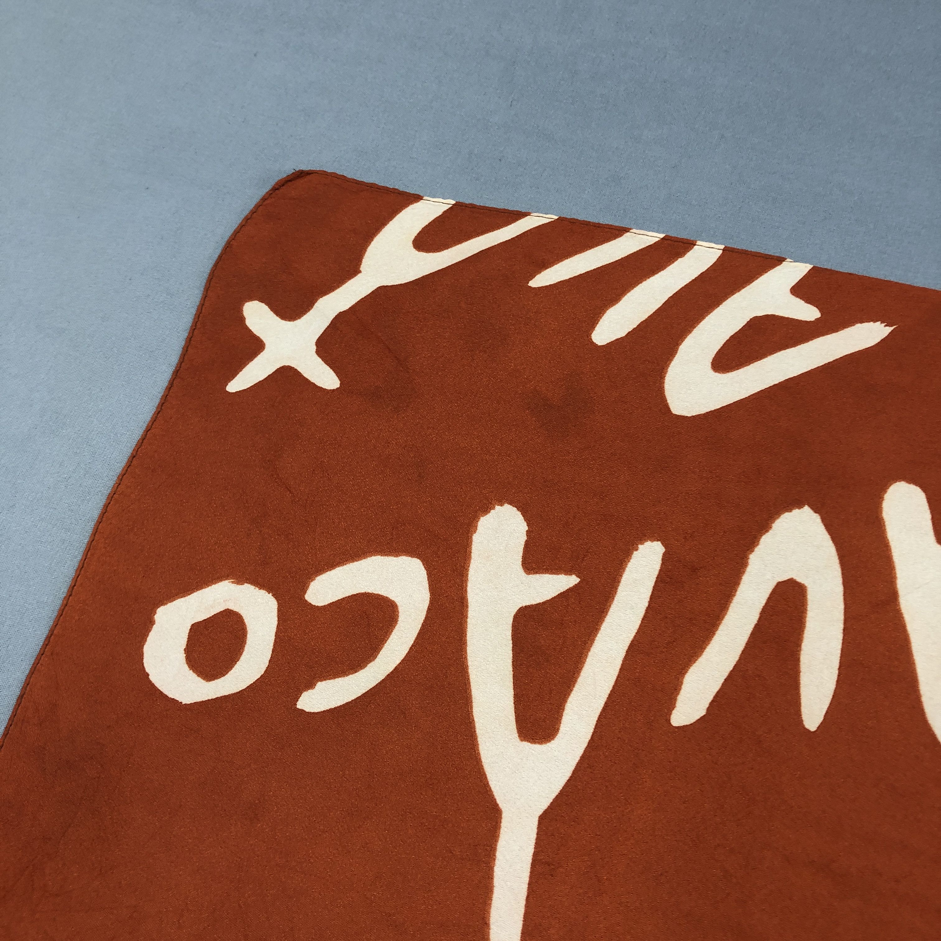 Other × Vintage Vintage Avaco SILK Scarf Twill Stole Wraps Scarves Size ONE SIZE - 14 Thumbnail