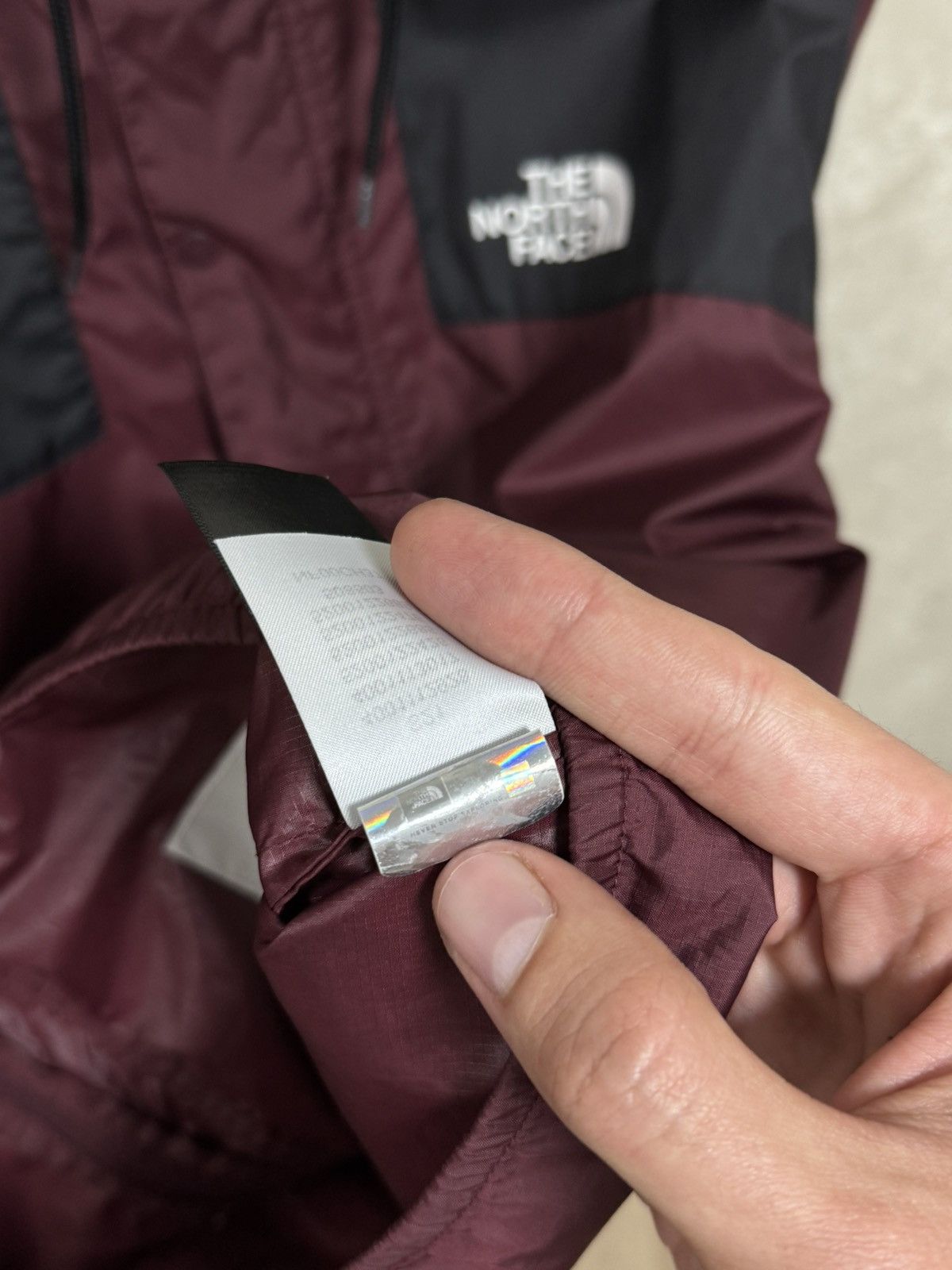 The North Face × Vintage The North Face Dark Red raincoats Y2K jacket Size US L / EU 52-54 / 3 - 11 Thumbnail