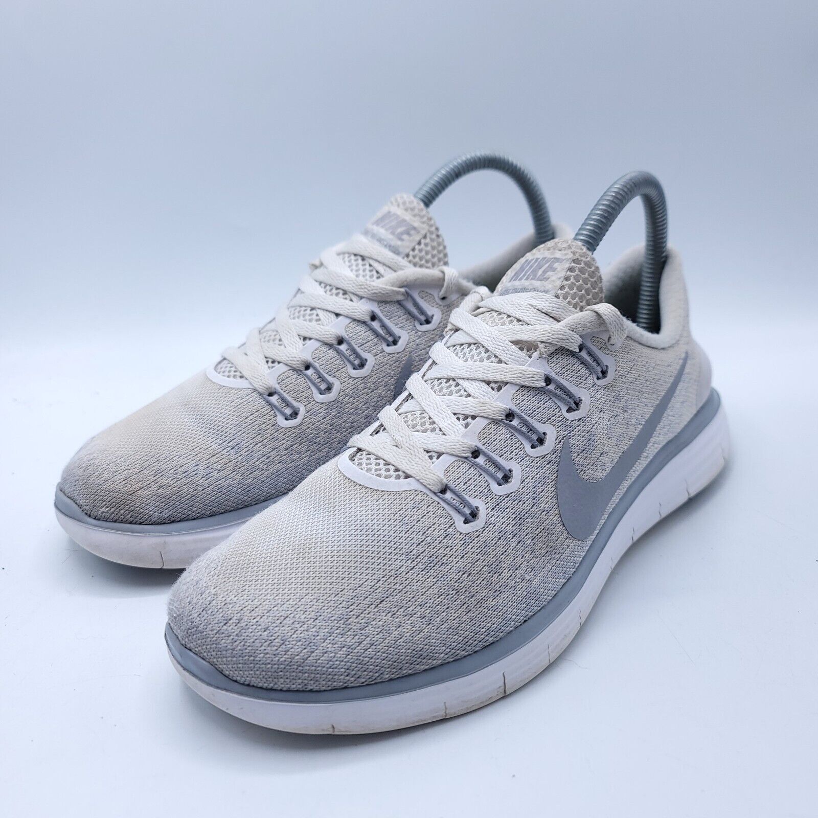 Nike Nike Free RN Distance Shoe Womens Size 7.5 827116-100 Gray Size US 7.5 / IT 37.5 - 1 Thumbnail