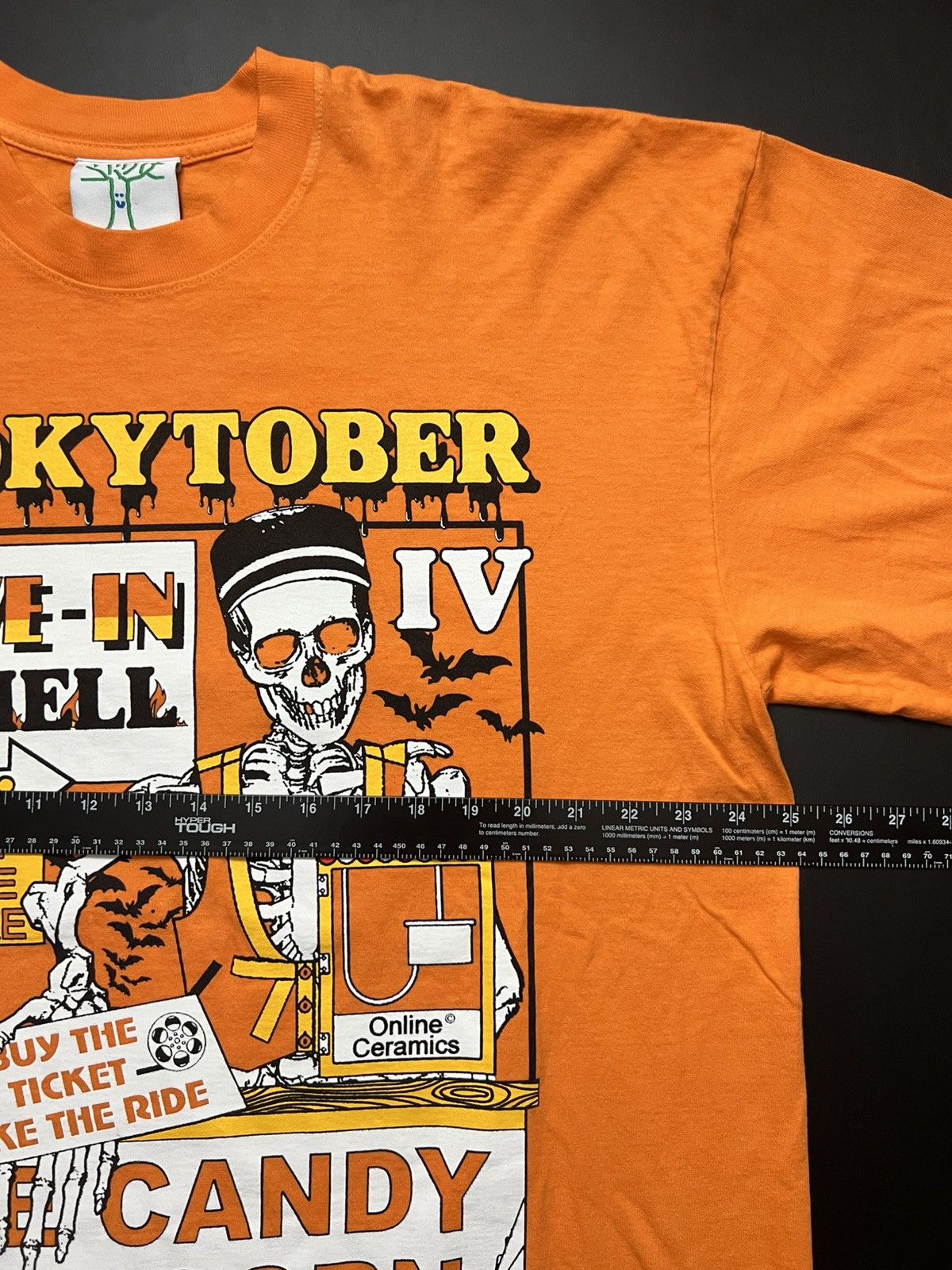 Online Ceramics Online Ceramics Spookytober 4 Drive-in Movie Shirt Size US XL / EU 56 / 4 - 6 Thumbnail