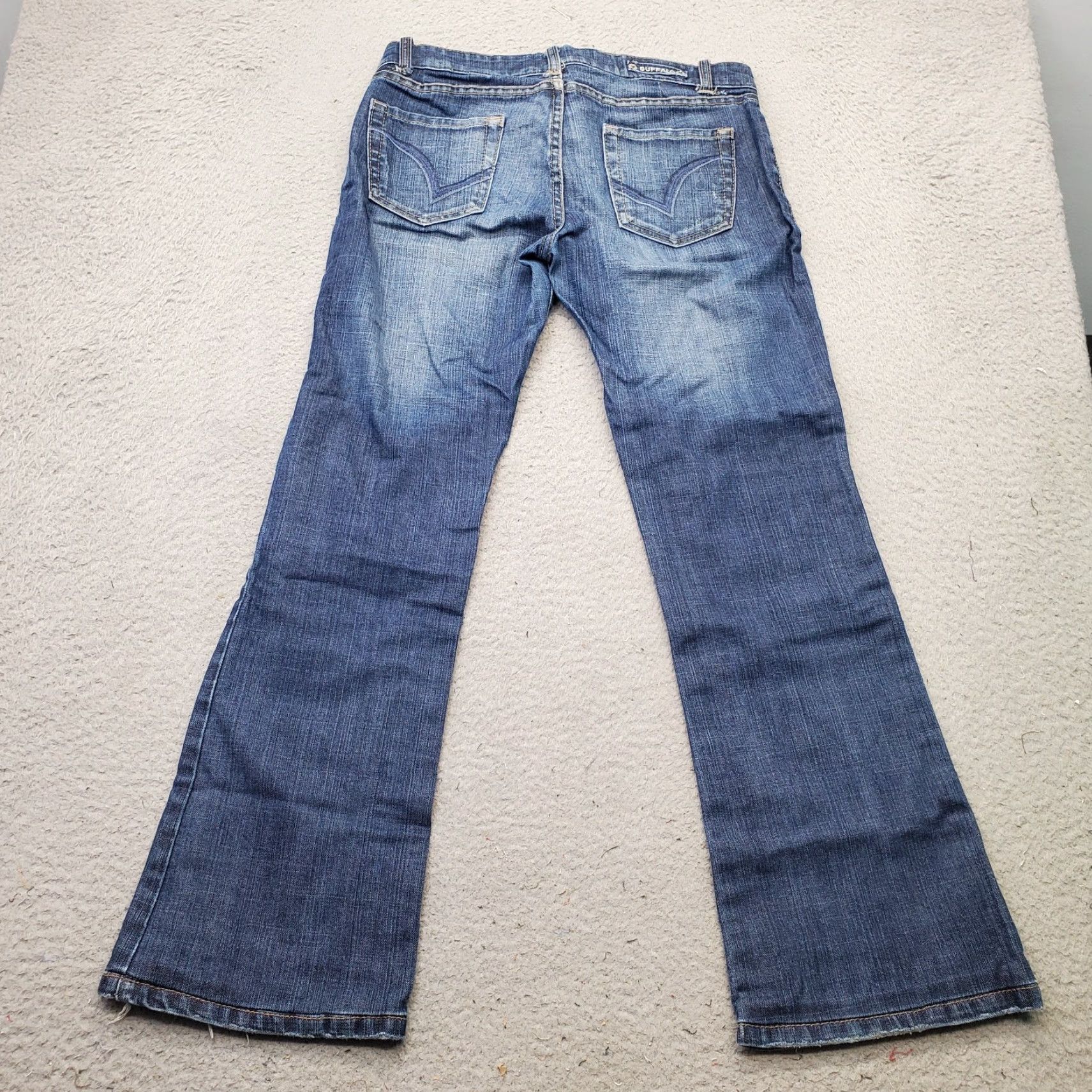 Denime Buffalo Bootcut Jeans Women's Blue Denim Flat Front Button Fly Womens Jeans Size 30" / US 8 / IT 44 - 2 Thumbnail