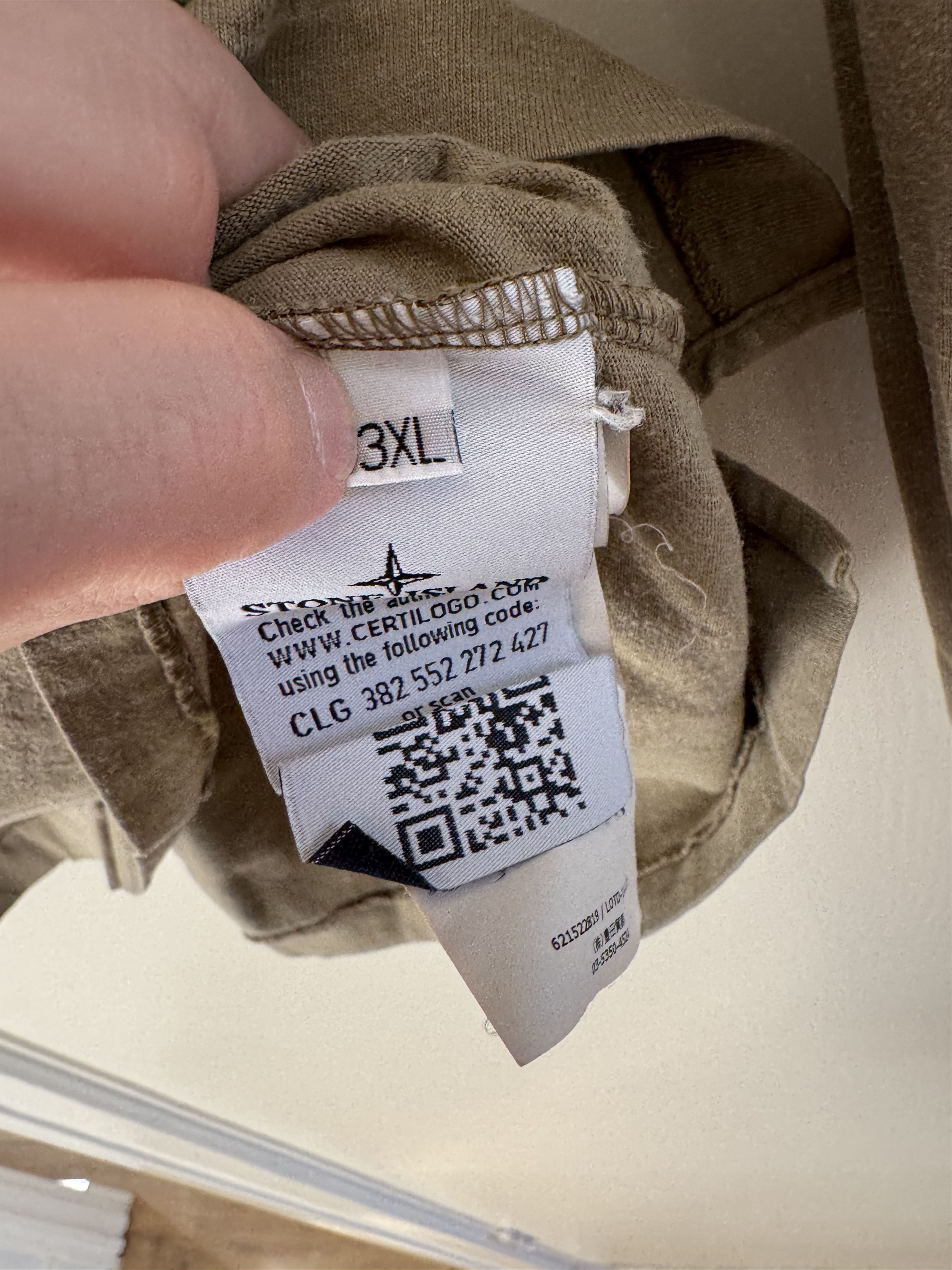 Stone Island Stone Island Overshirt Olive Size US XXL / EU 58 / 5 - 5 Thumbnail