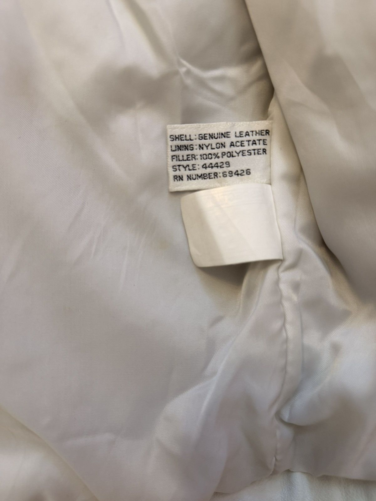 Vintage VINTAGE WHITE WILSONS LEATHER 80’S LEATHER JACKET Size US M / EU 48-50 / 2 - 19 Thumbnail