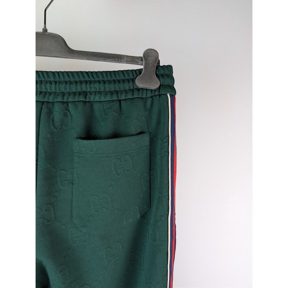 Gucci o1rshd1 GG Jacquard Polyester Jersey Jogging Pant Bottle/Mix Size US 38 / EU 54 - 11 Thumbnail