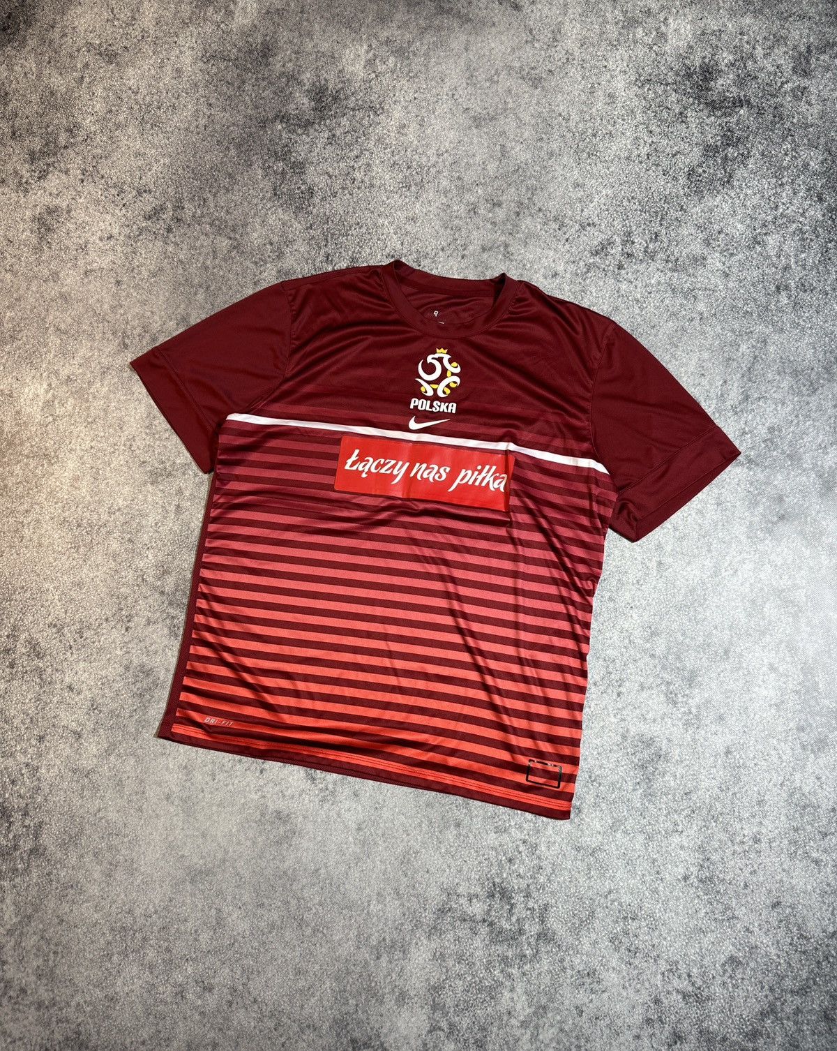 Nike × Vintage Vintage Nike Polska Soccer Jersey Blokecore Style Rare XL Size US XL / EU 56 / 4 - 1 Thumbnail