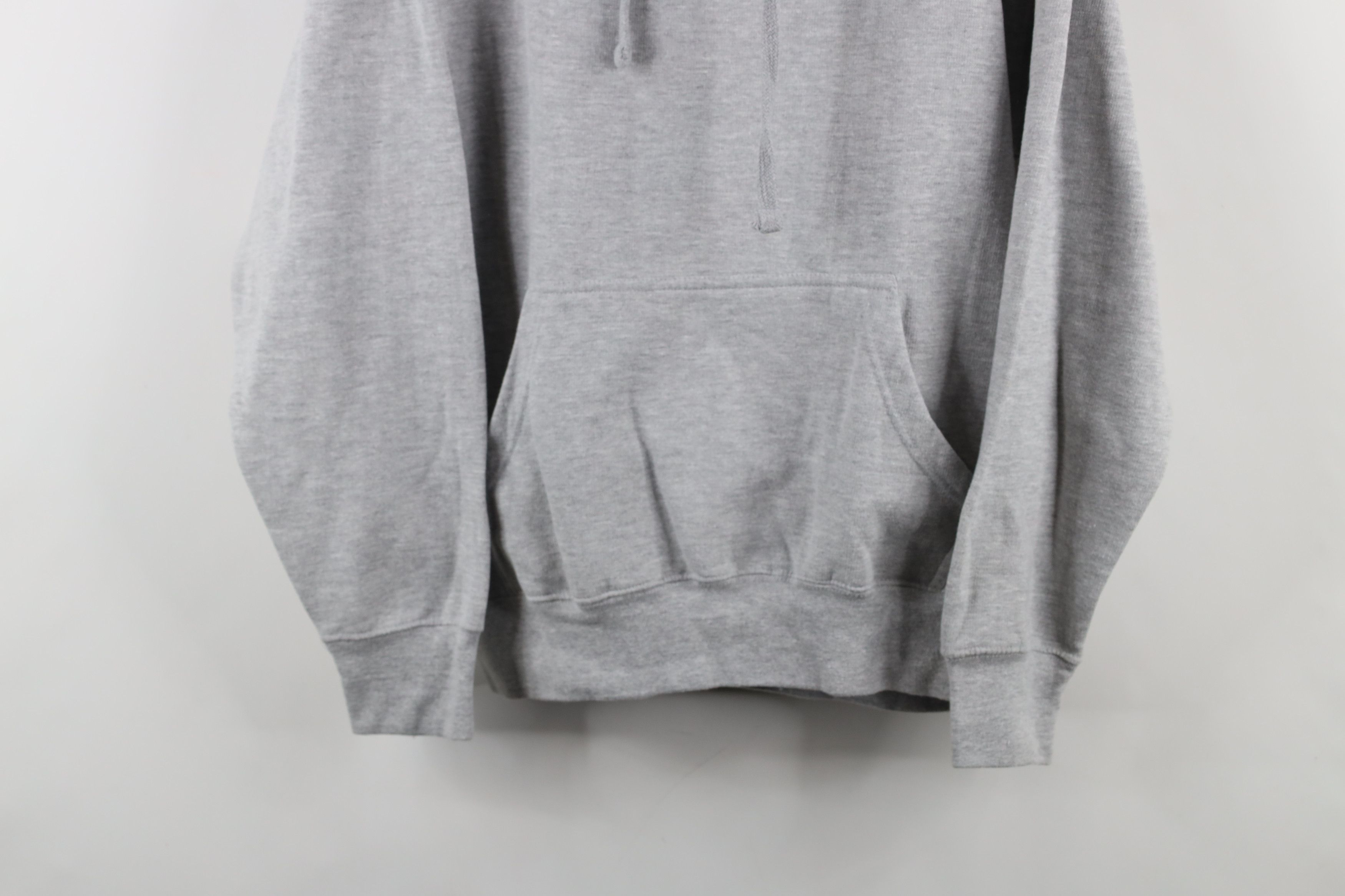 Vintage Vintage 90s Y2K Streetwear Hoodie Sweatshirt Heather Gray Size US M / EU 48-50 / 2 - 3 Thumbnail
