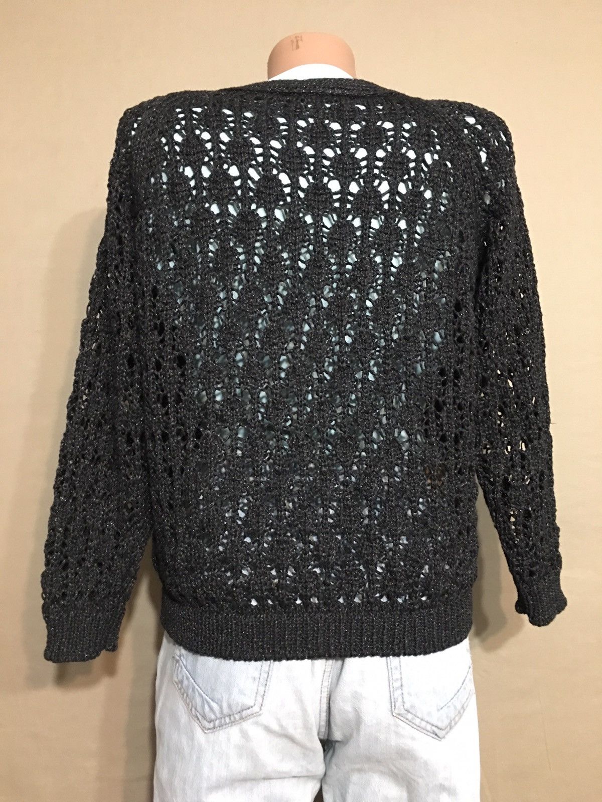 MAX&Co. Max & Co by Max Mara Black Knit Cardigan Size M Size M / US 6-8 / IT 42-44 - 6 Thumbnail