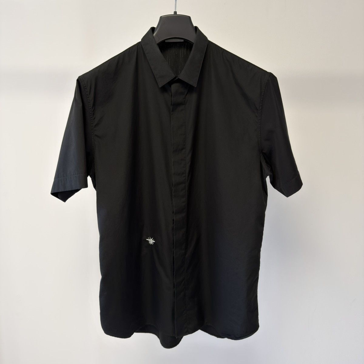 Dior Black Short Sleeve ‘Bee’ Embroidered Shirt Size US L / EU 52-54 / 3 - 17 Thumbnail