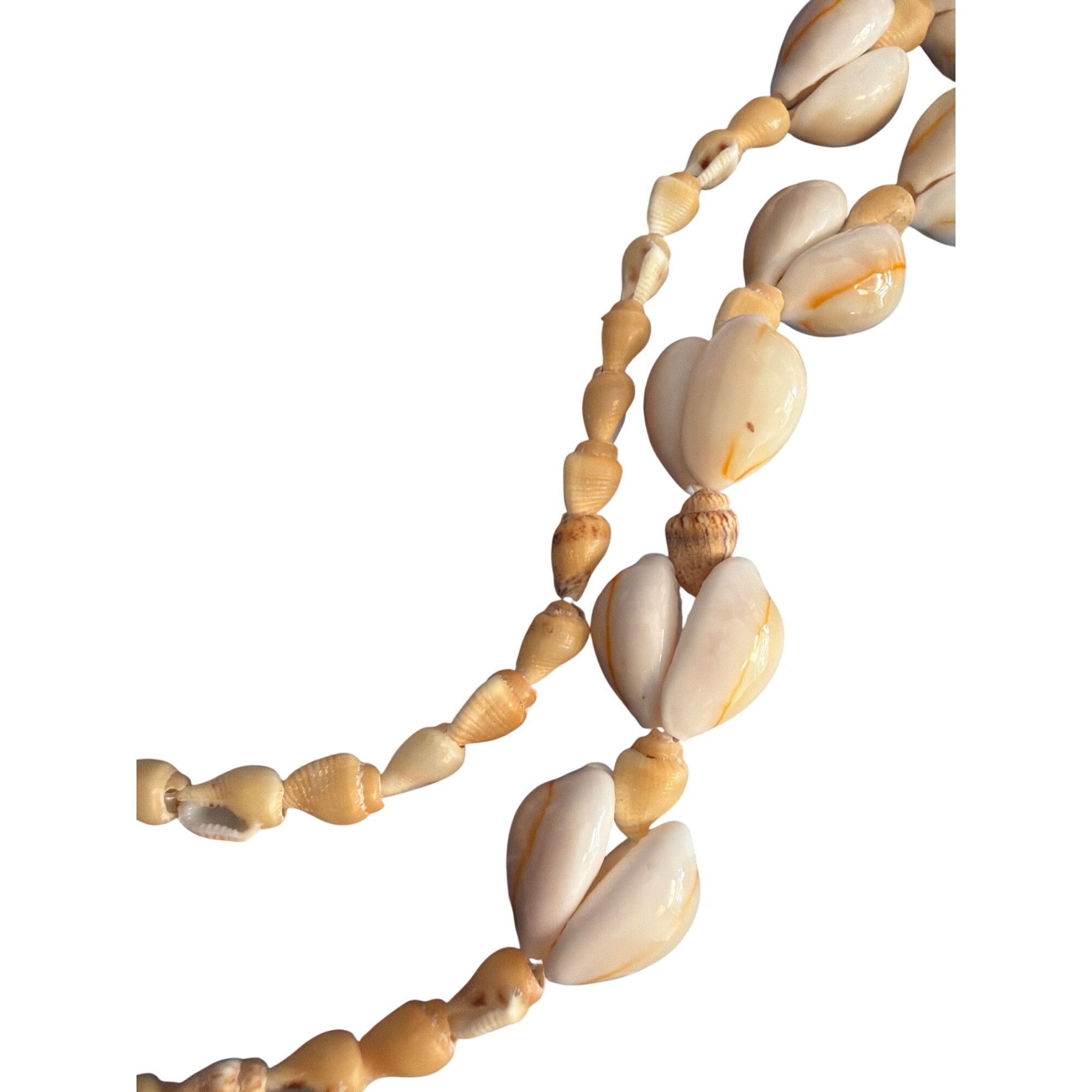 Other Shell Necklace Beach Cowrie Cone Shell Beads Boho Natural Va Size ONE SIZE - 3 Thumbnail