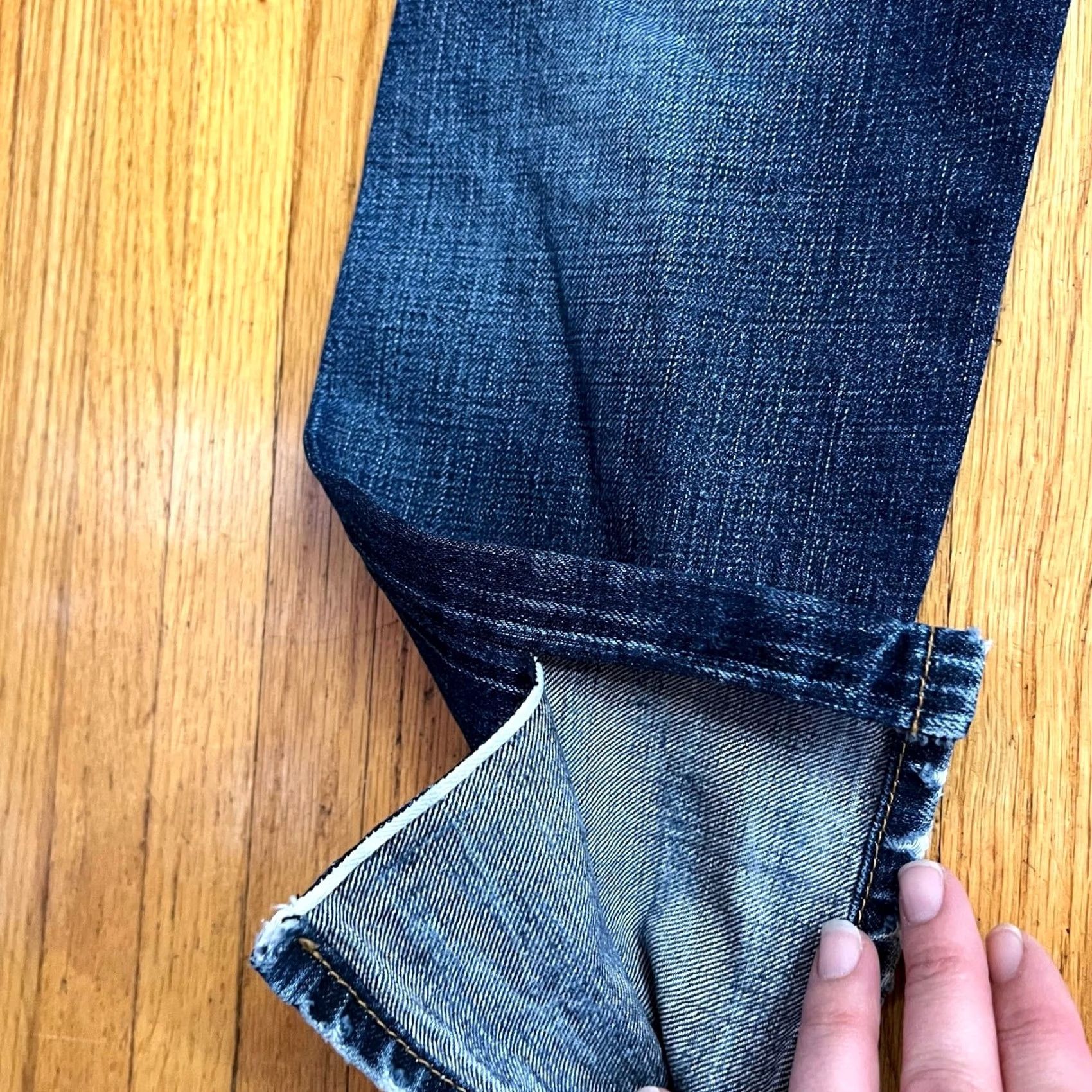 Simon Miller Simon Miller Jeans Womens 29 Blue Kamas Distressed Mid Rise Boyfriend Size 29" - 5 Thumbnail