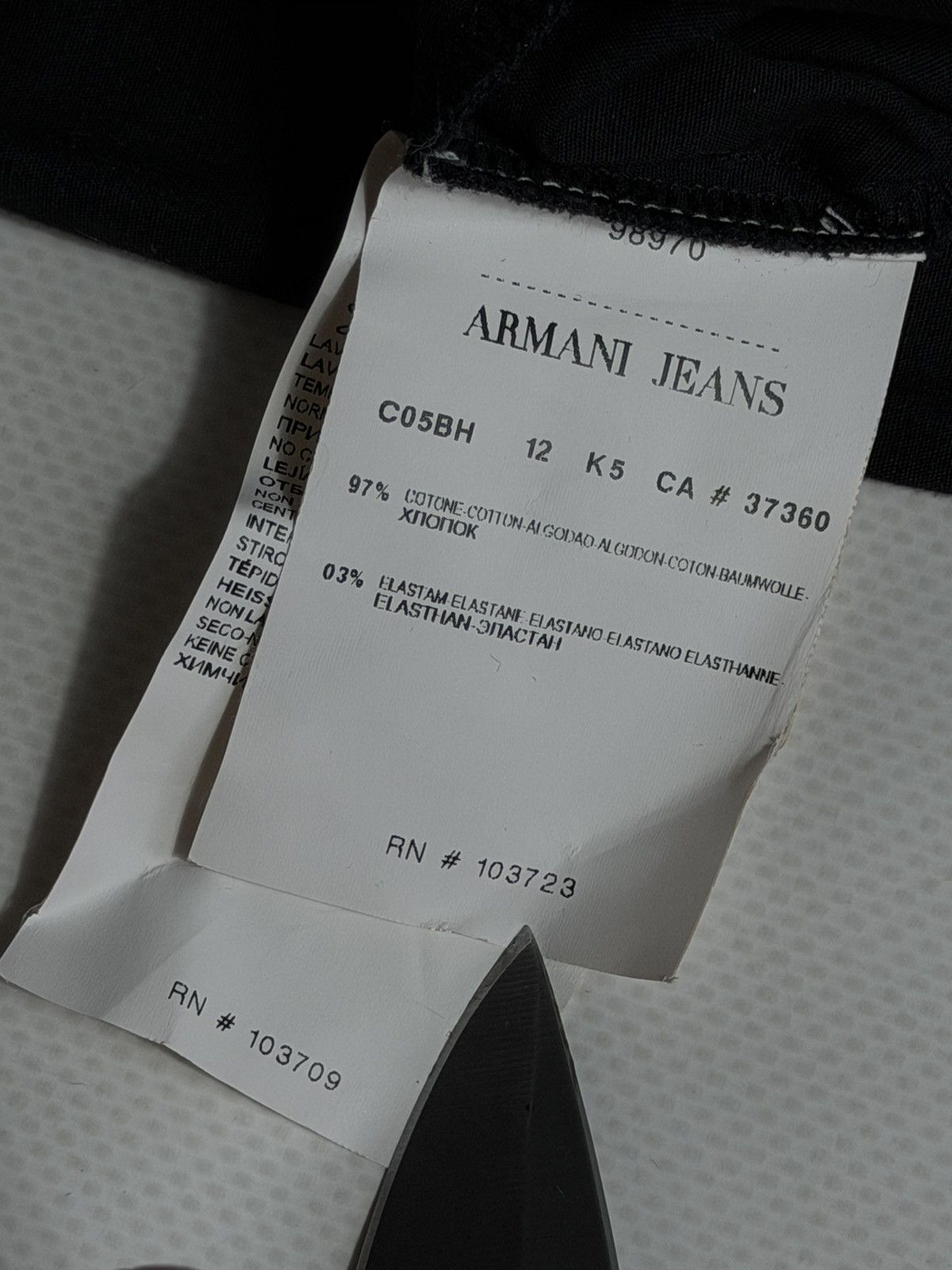 Giorgio Armani Vintage 90s Armani Jeans Blouse Size L / US 10 / IT 46 - 8 Thumbnail