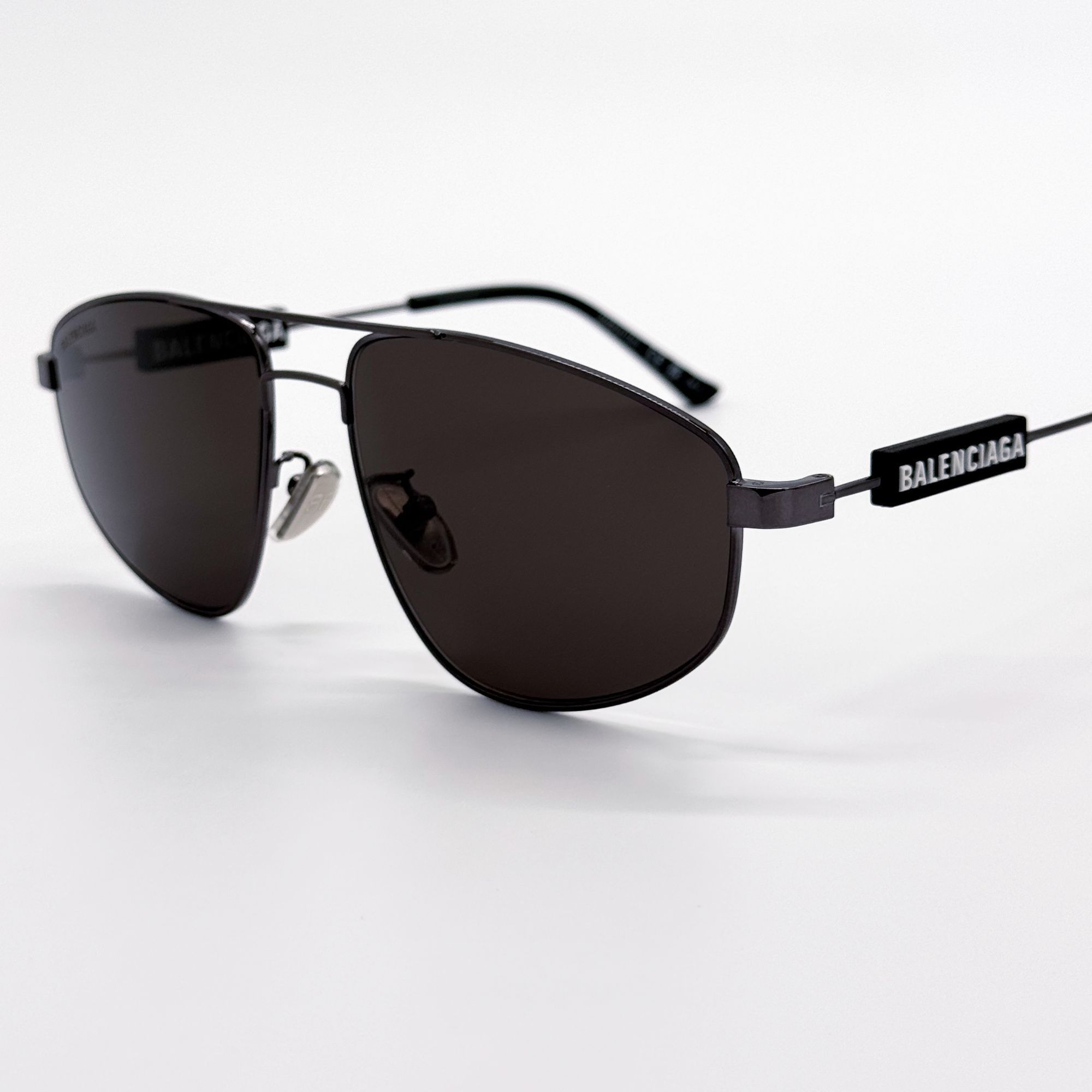 Balenciaga NEW BALENCIAGA BB0115S 001 SUNGLASSES BLACK PILOT UNISEX Size ONE SIZE - 8 Thumbnail