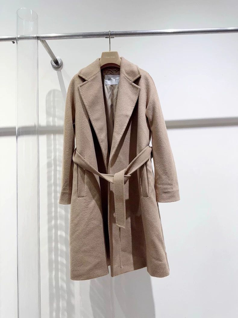 Max Mara Max Mara 100% camel hair texture Size S / US 4 / IT 40 - 1 Thumbnail
