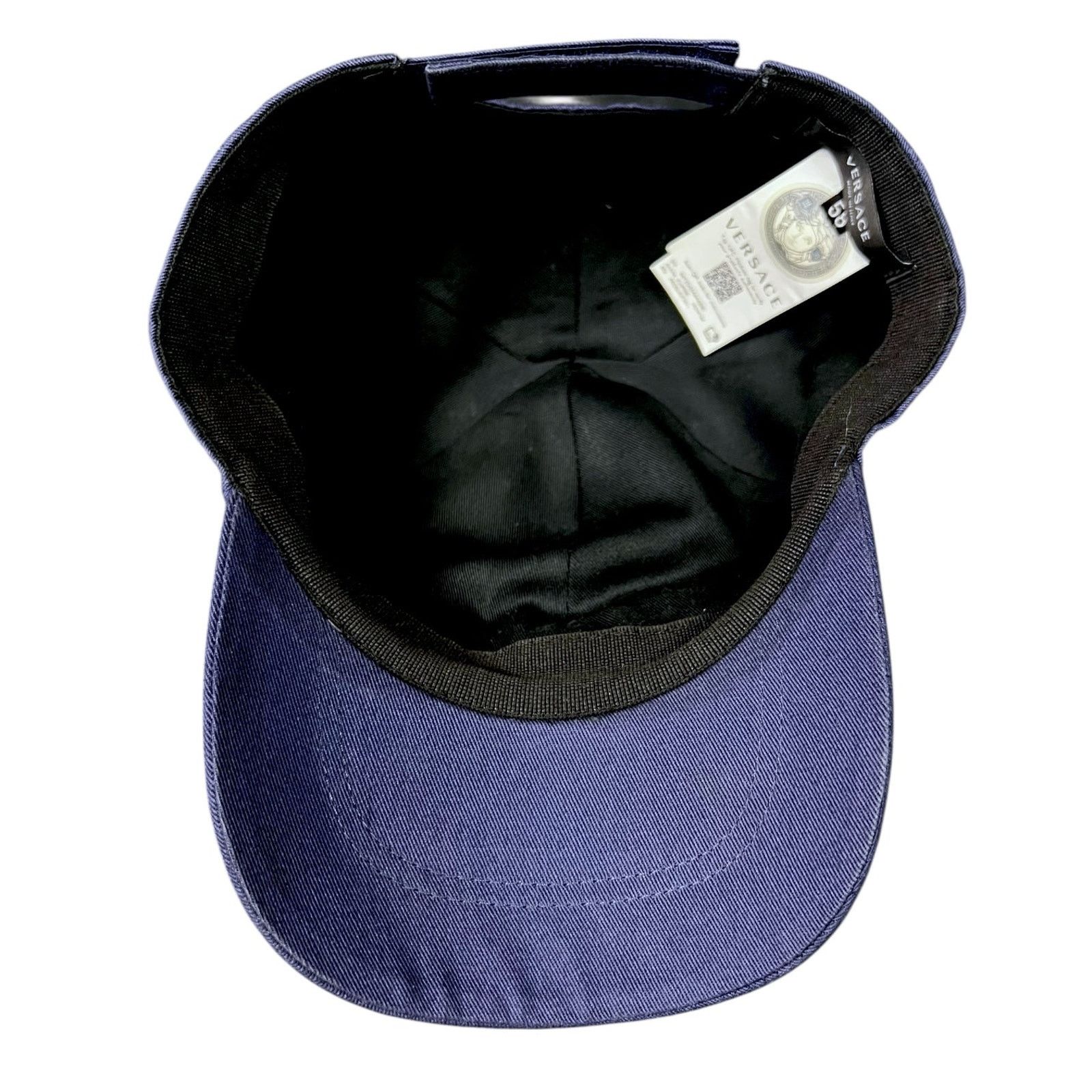 Versace Versace Purple & Gold Signature Logo Strapback Hat Size ONE SIZE - 5 Thumbnail