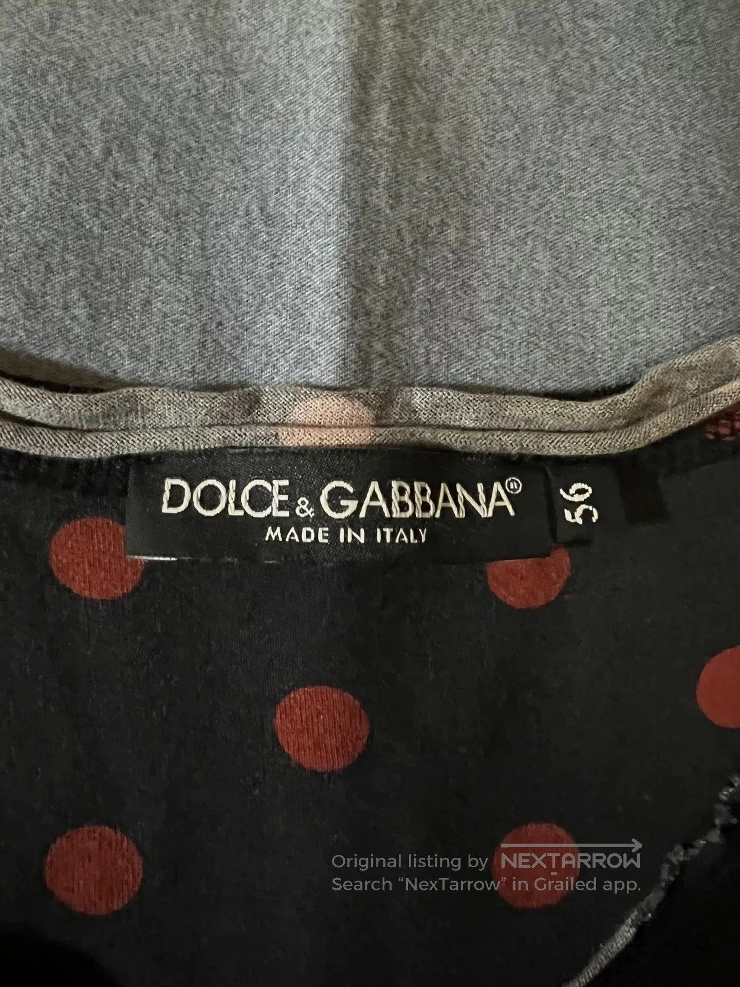Dolce & Gabbana Dolce&Gabbana Spliced Graffiti Polka Dot T-shirt. Size US XL / EU 56 / 4 - 4 Thumbnail