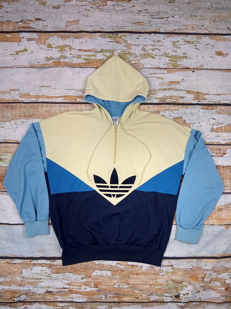 Adidas 80S Big Logo Track Jacket Made in Austria Size L / US 10 / IT 46 - 1 Thumbnail