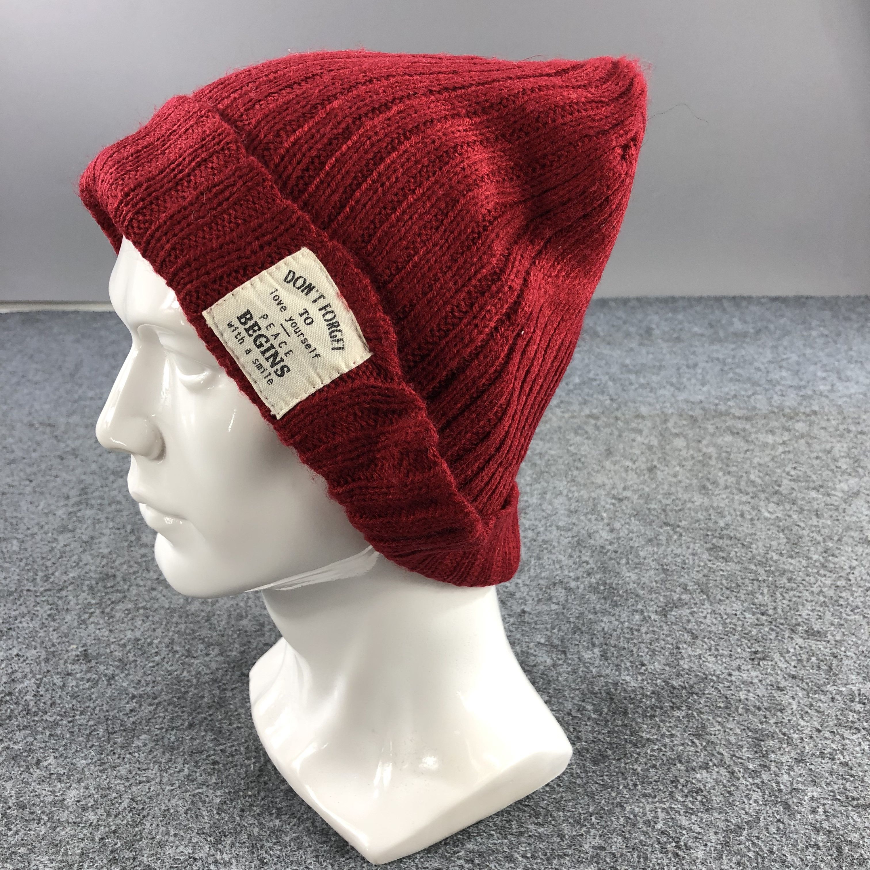 Vintage Unknown Motivational Quote Beanie Snowcap Snow Hat B256 Size ONE SIZE - 2 Thumbnail