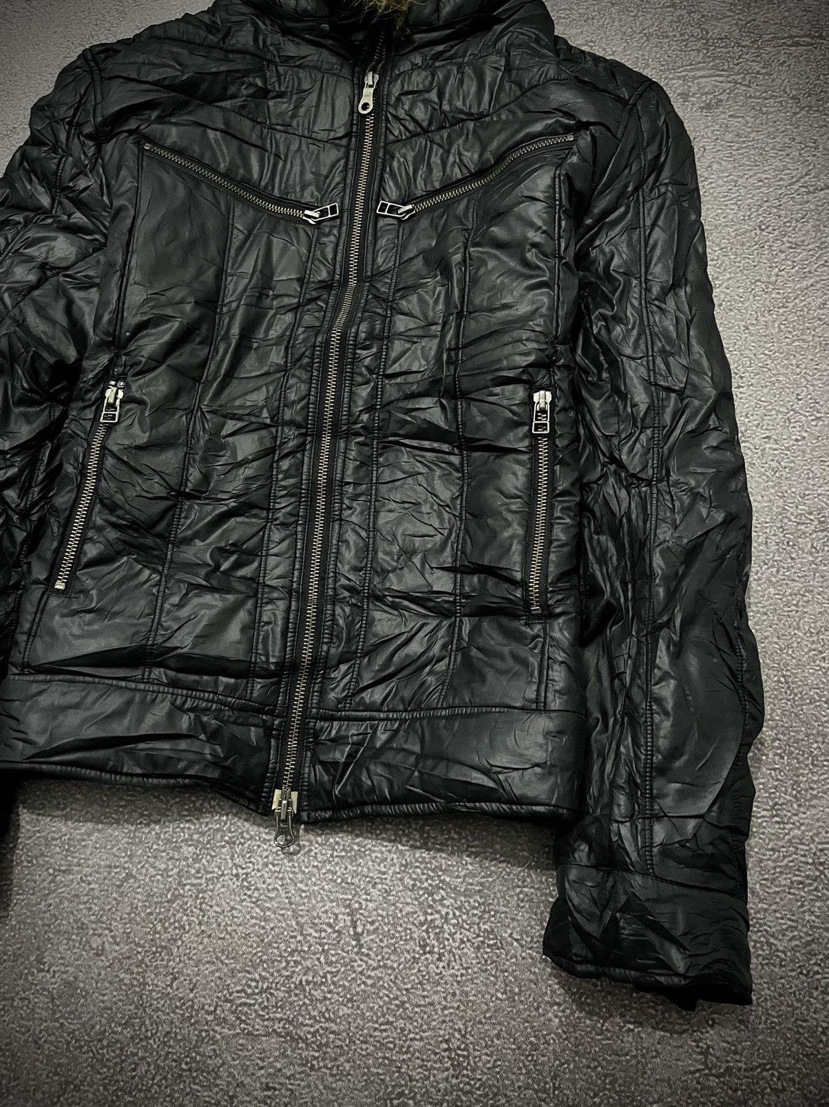 Michel Klein 2000s Michel Klein Homme Vkei Punk Fur Jacket Size US M / EU 48-50 / 2 - 3 Thumbnail